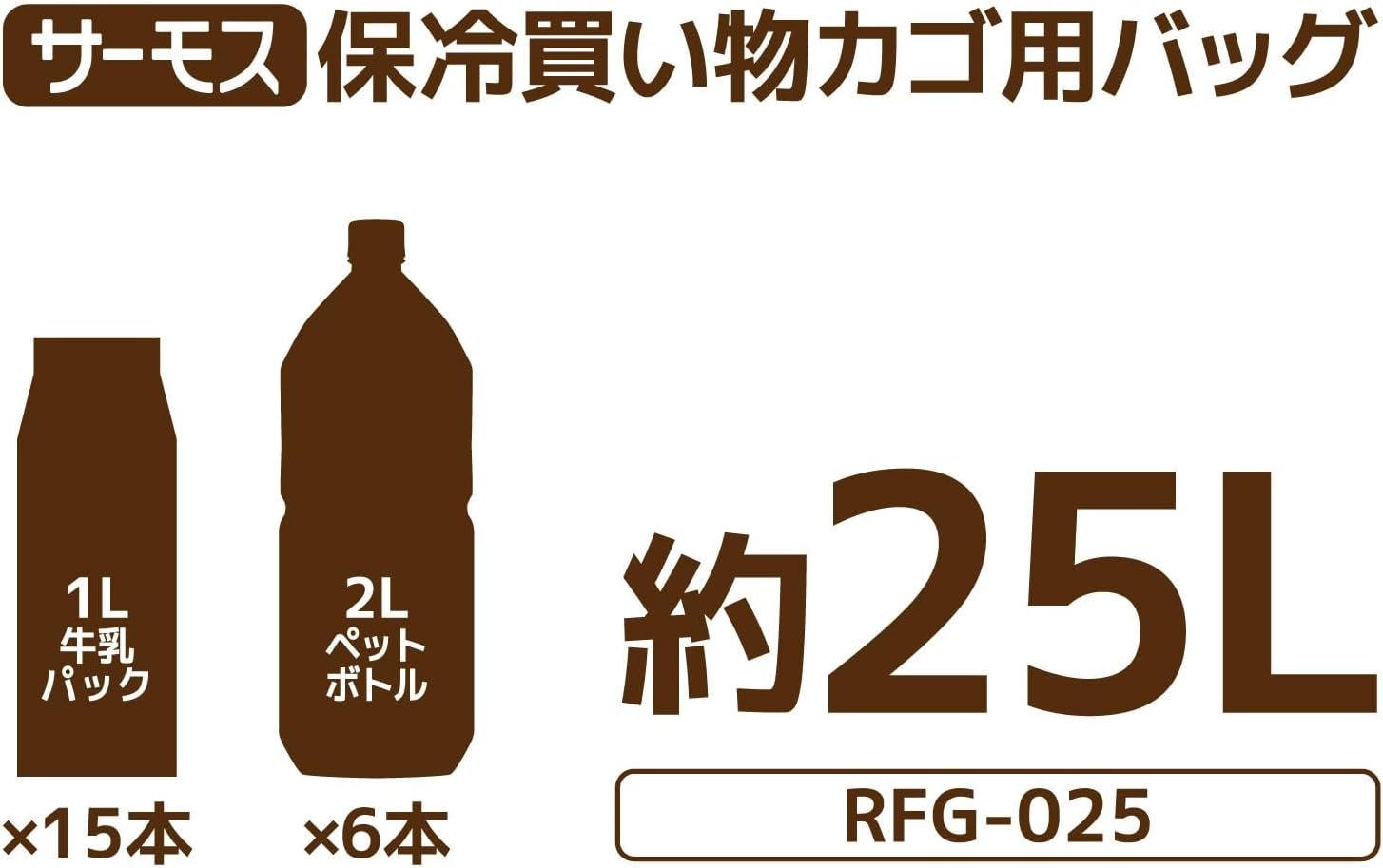 Thermos Cooler Shopping Basket Bag, 6.8 Gal (25 L) image number 4