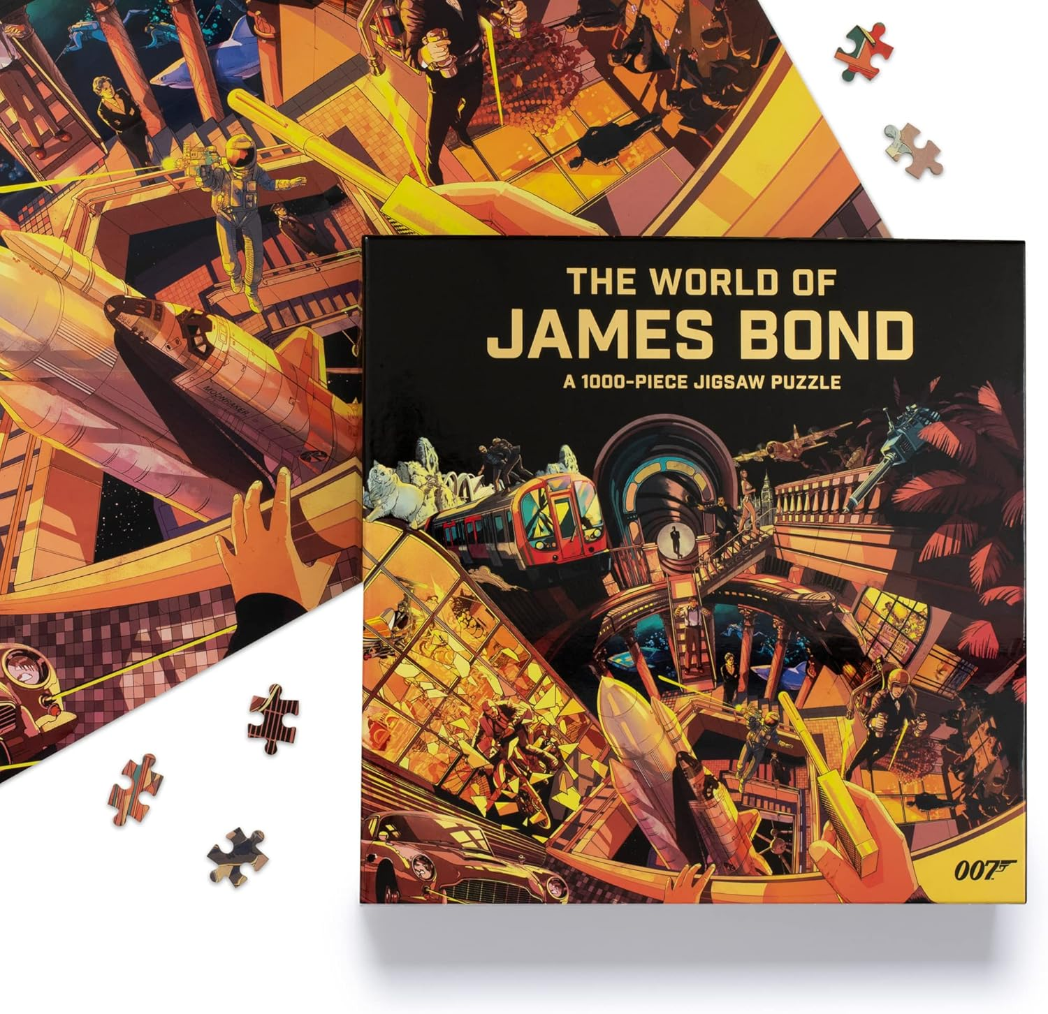 The World of James Bond: a 1000-Piece Jigsaw Puzzle image number 5