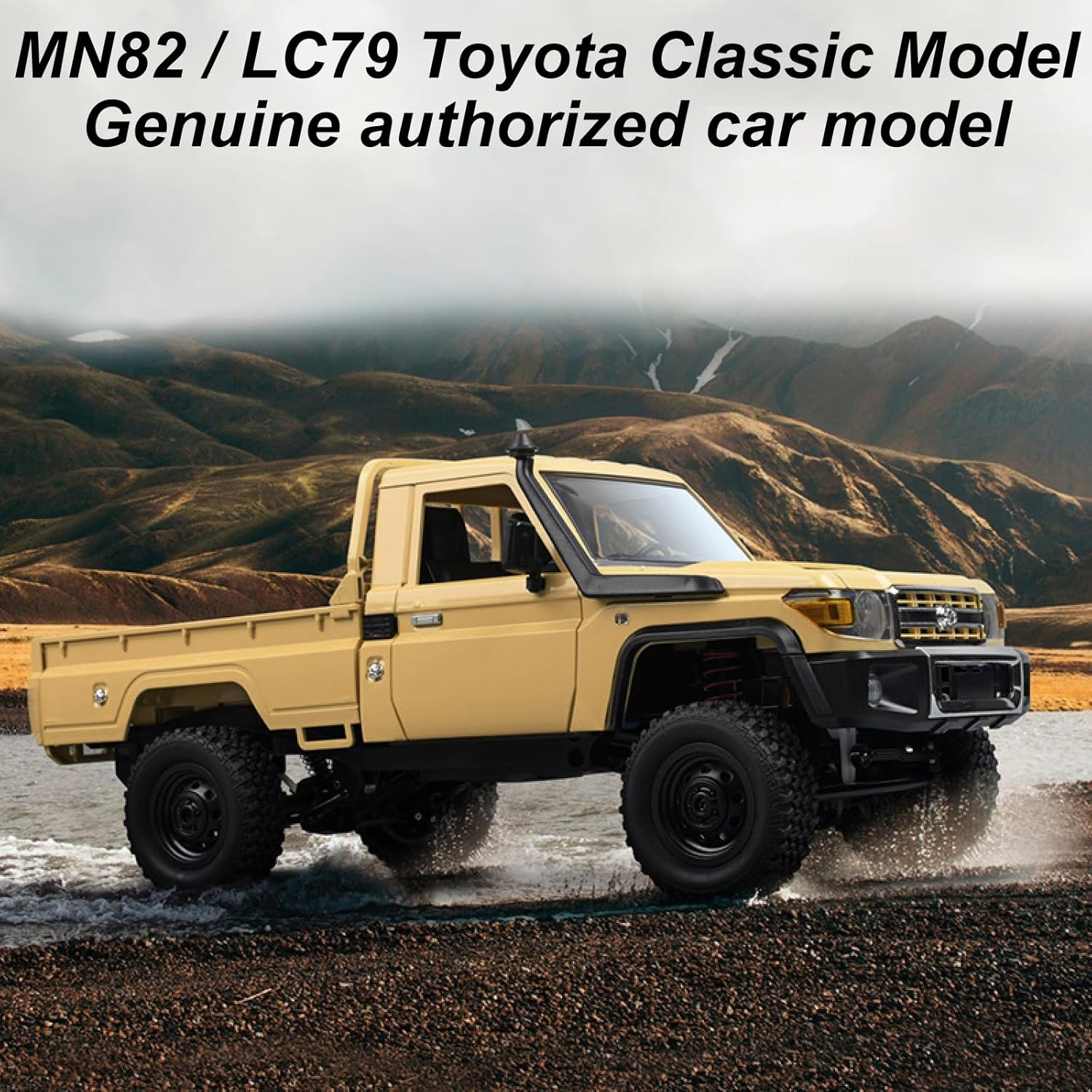 RC Rock Crawler RC Truck, 4X4 LC79 Off-Road Remote Control Car,1/12 Scale with 2.4Ghz,280 Brushed Motor,Proportional Throttle Steering,Rtr All-Terrain Hobby Toy for Adults (Red 1Battery) - Red 2Battery image number 7