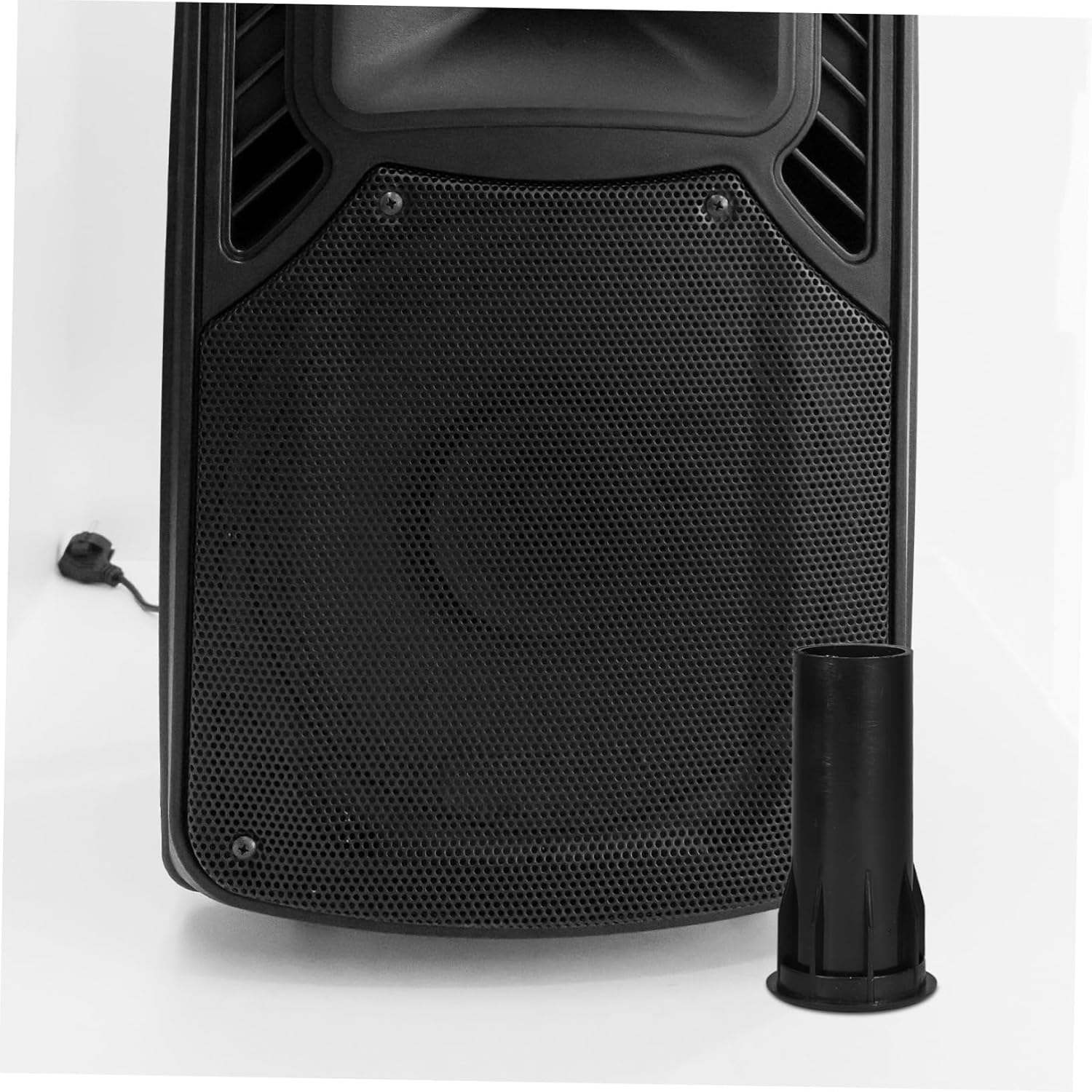 SHOWERORO 8Pcs Versatile Plastic Speaker Port Tubes Subwoofer Bass Reflex Long Od Black for Sound Accessories