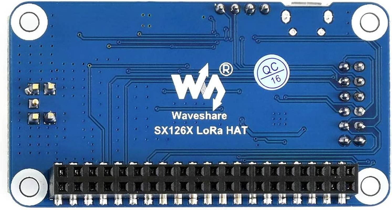 Waveshare SX1262 Lora HAT for Raspberry Pi Spread Spectrum Modulation Covers 915Mhz Frequency Band image number 2