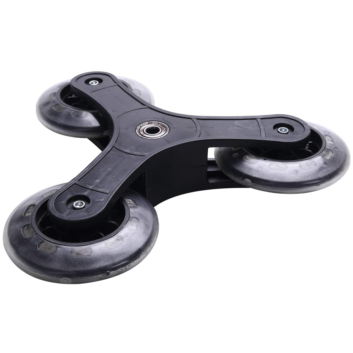 2Pcs/Set Black Shopping Cart Trolley Caster Luggage Suitcase Roller Replacement Wheel Pulley Sliding Roller Wheel Accessories image number 5