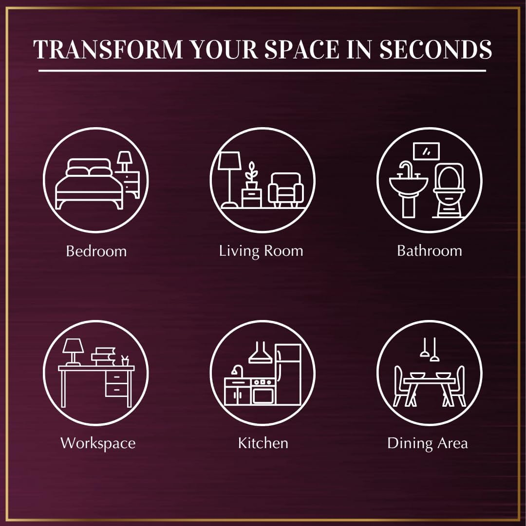 Dukhni Rose Fragrance Oil | 30Ml Floral Diffuser Oil for Diffuser & Humidifier | Relaxing Rose Essential Oil for Home Aromatherapy & Room Fragrance | Long-Lasting Aroma, Alcohol -Free image number 5