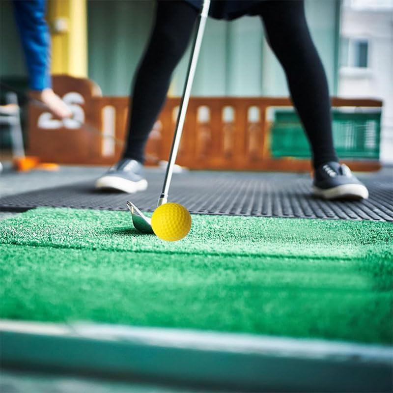 15Pcs Practice Golf Balls,Practice Foam Golf Balls, Foam Sponge Soft Elastic Golf Balls, Indoor Outdoor Golf Training Aid Balls,Foam PU Golf Practice Balls for Indoor or Outdoor Backyard Training image number 2