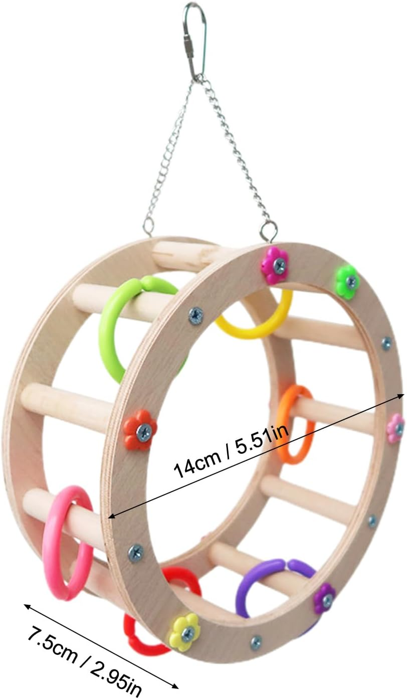 Bird Cage Toy | Bird Climbing Toys,Bird Chewing Toys Swing Toys Cage Accessories for Parrot, Sparrow, Parakeet Maijia image number 3