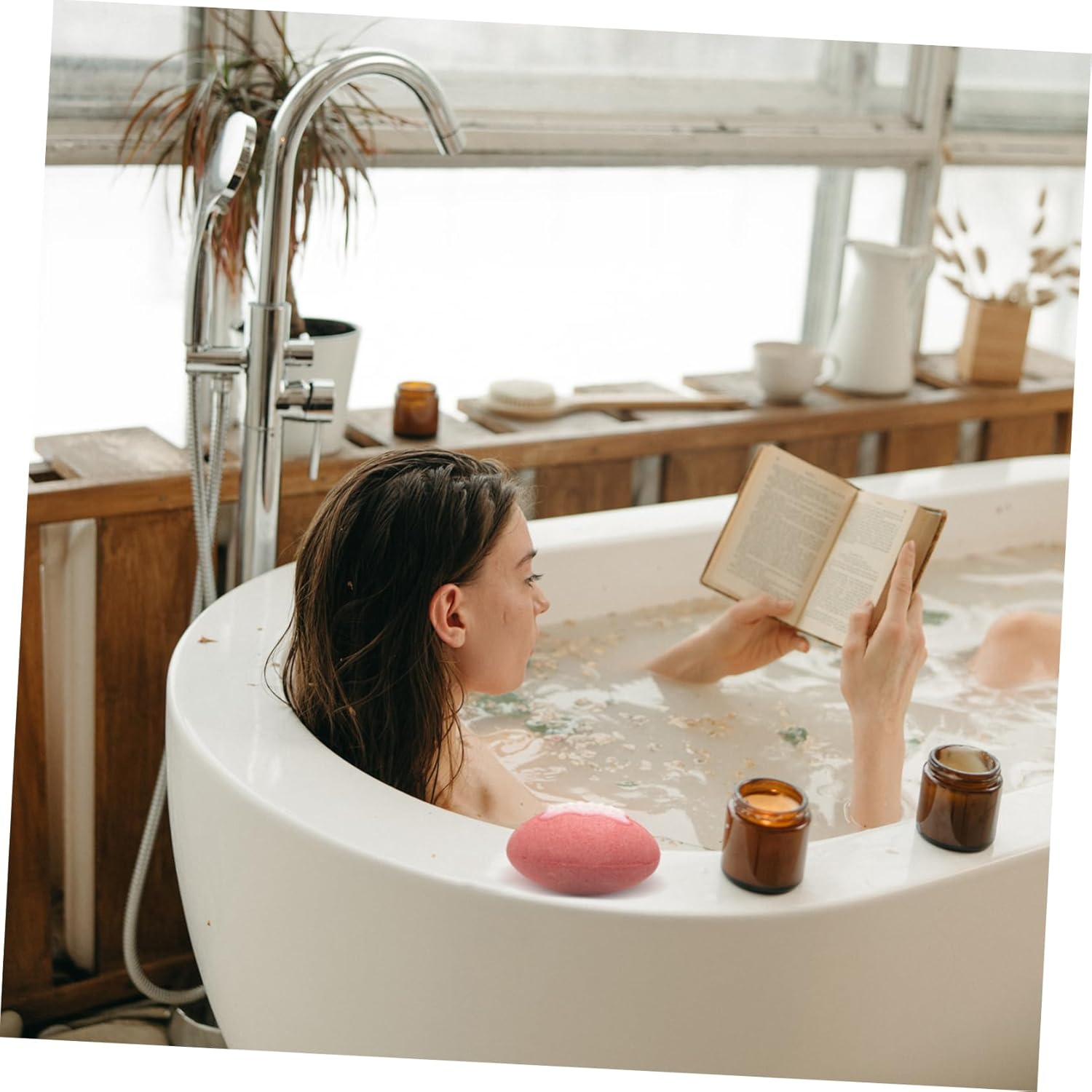 Beavorty Himalayan Pink Salt Bath 3 Pack Natural Bathing Salt Adult Relaxation Bath image number 5