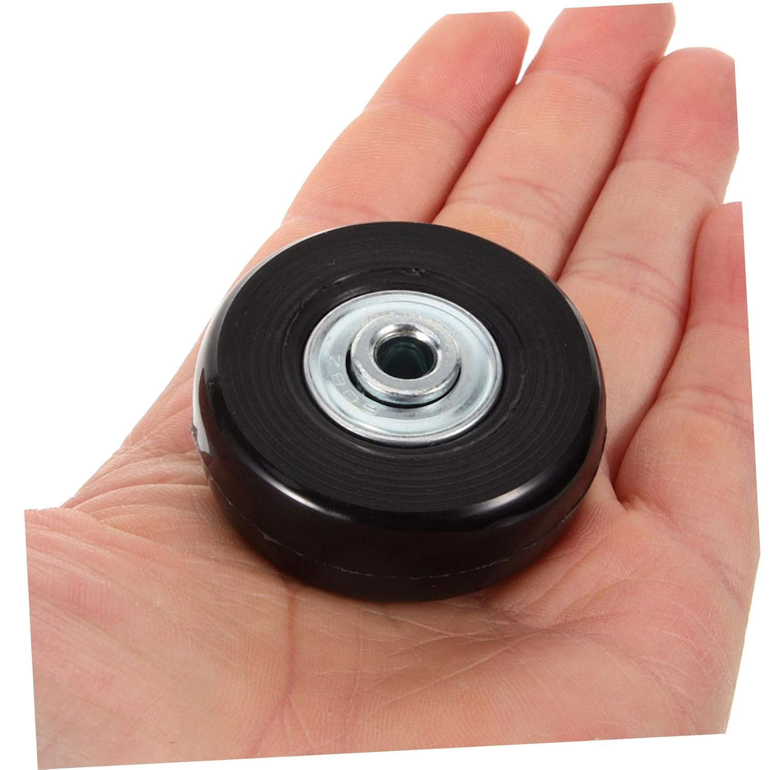 HAPINARY 2Pcs Universal Luggage Replacement Wheels Rubber Suitcase Swivel Casters Repair Kit 45X18Mm for Travel Suitcases Trolley Bags