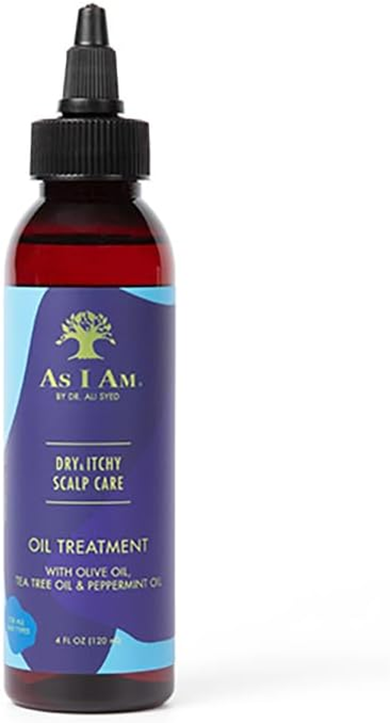 As I Am Dry & Itchy Scalp Care Oil Treatment with Olive Oil , Tea Tree Oil & Peppermint Oil 120Ml(4Oz) image number 2