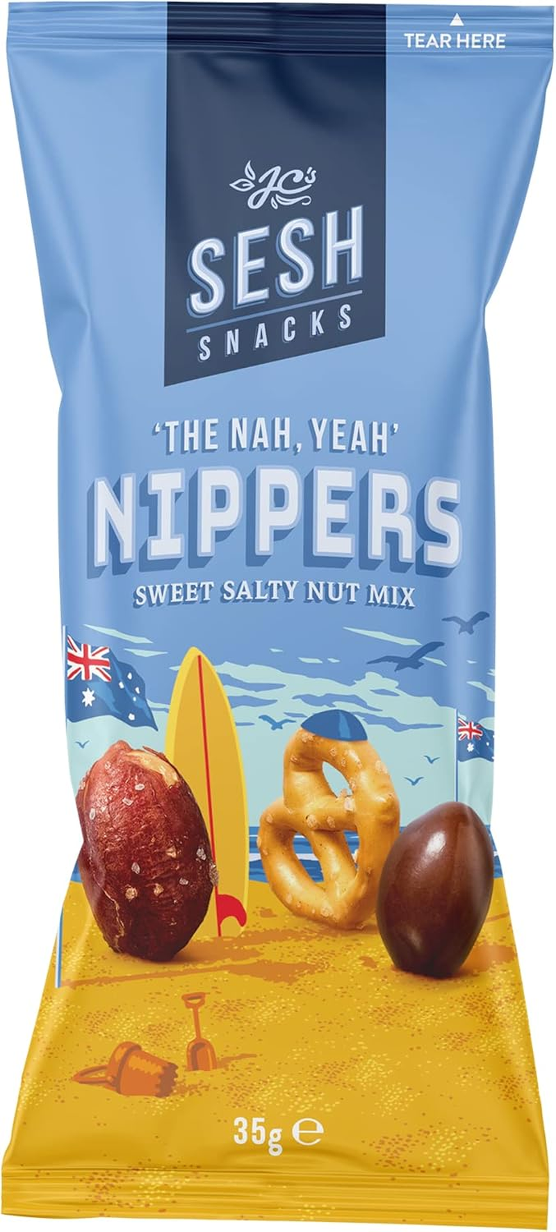JC Sesh Snack Nippers Nut Mix Snack 21 X 35 G image number 1