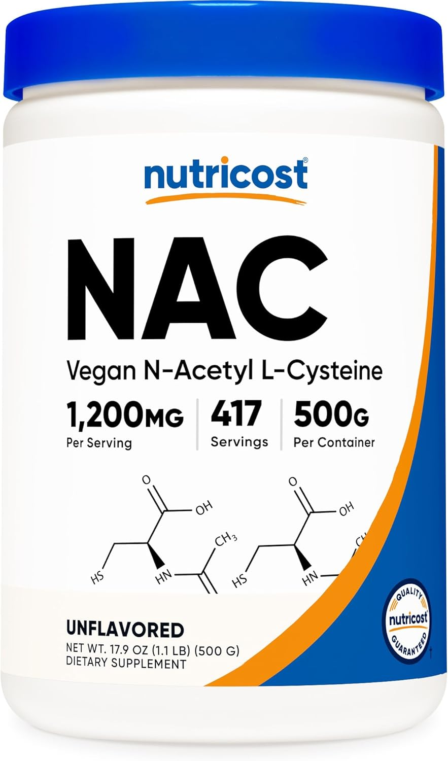 Nutricost N-Acetyl L-Cysteine Powder, Non-Gmo image number 5