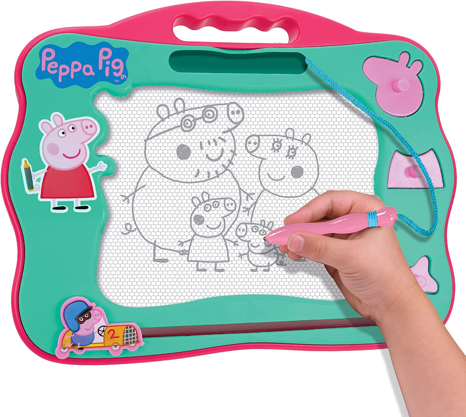 Peppa Pig Travel Magnetic Scribbler Preschool Toy for Kids image number 1