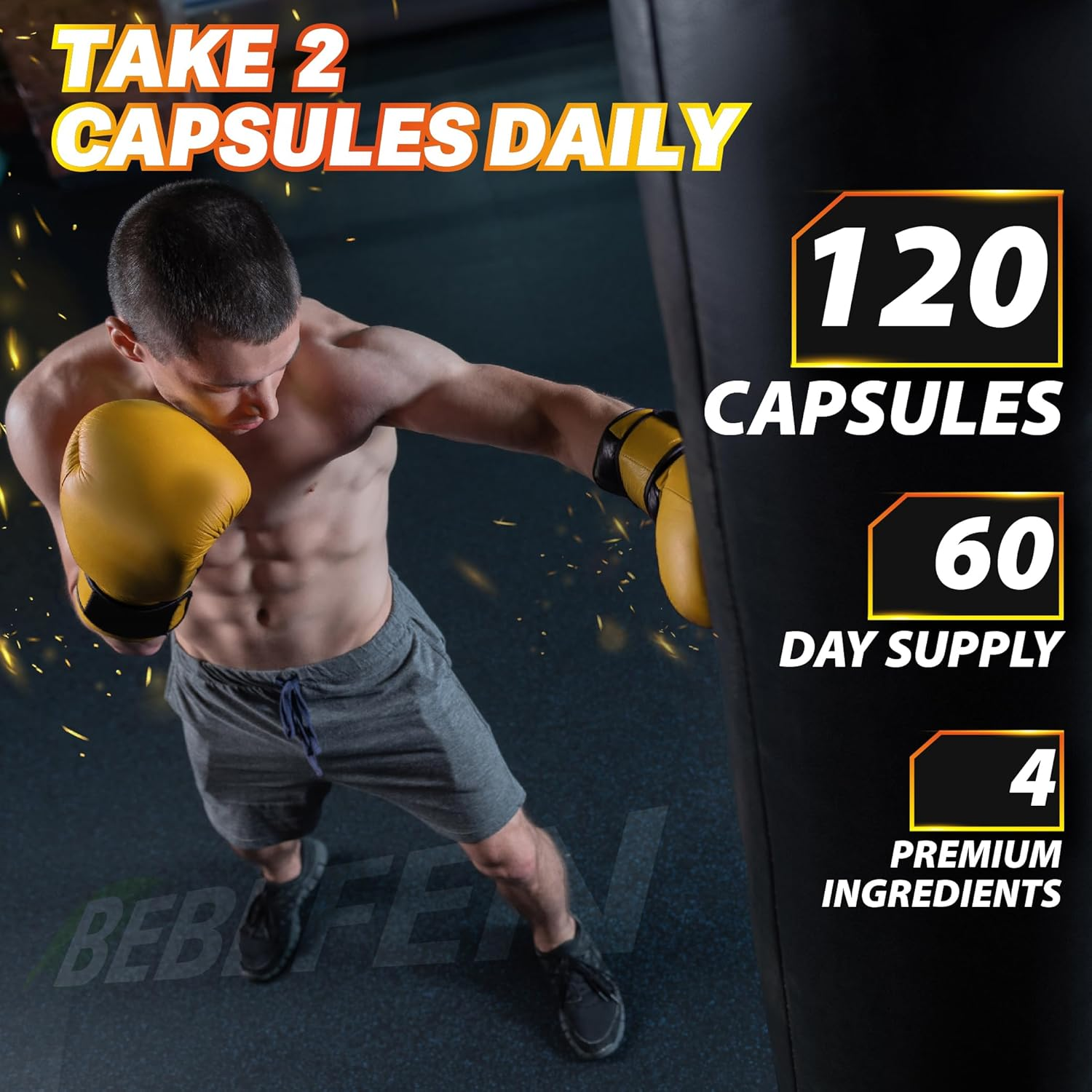 Nitric Oxide Supplement - L Arginine and L Citrulline Blend - 120 Count - Vegan, Non-Gmo - 2 Month Supply image number 6