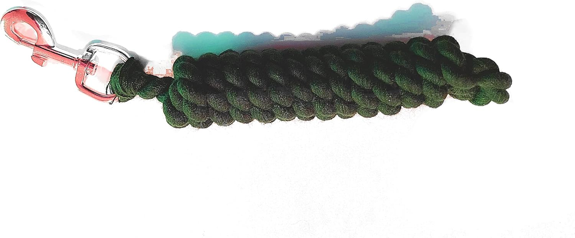 Horse/Pony Cotton Lead Rope with Brass Clip 1.8M (Black)