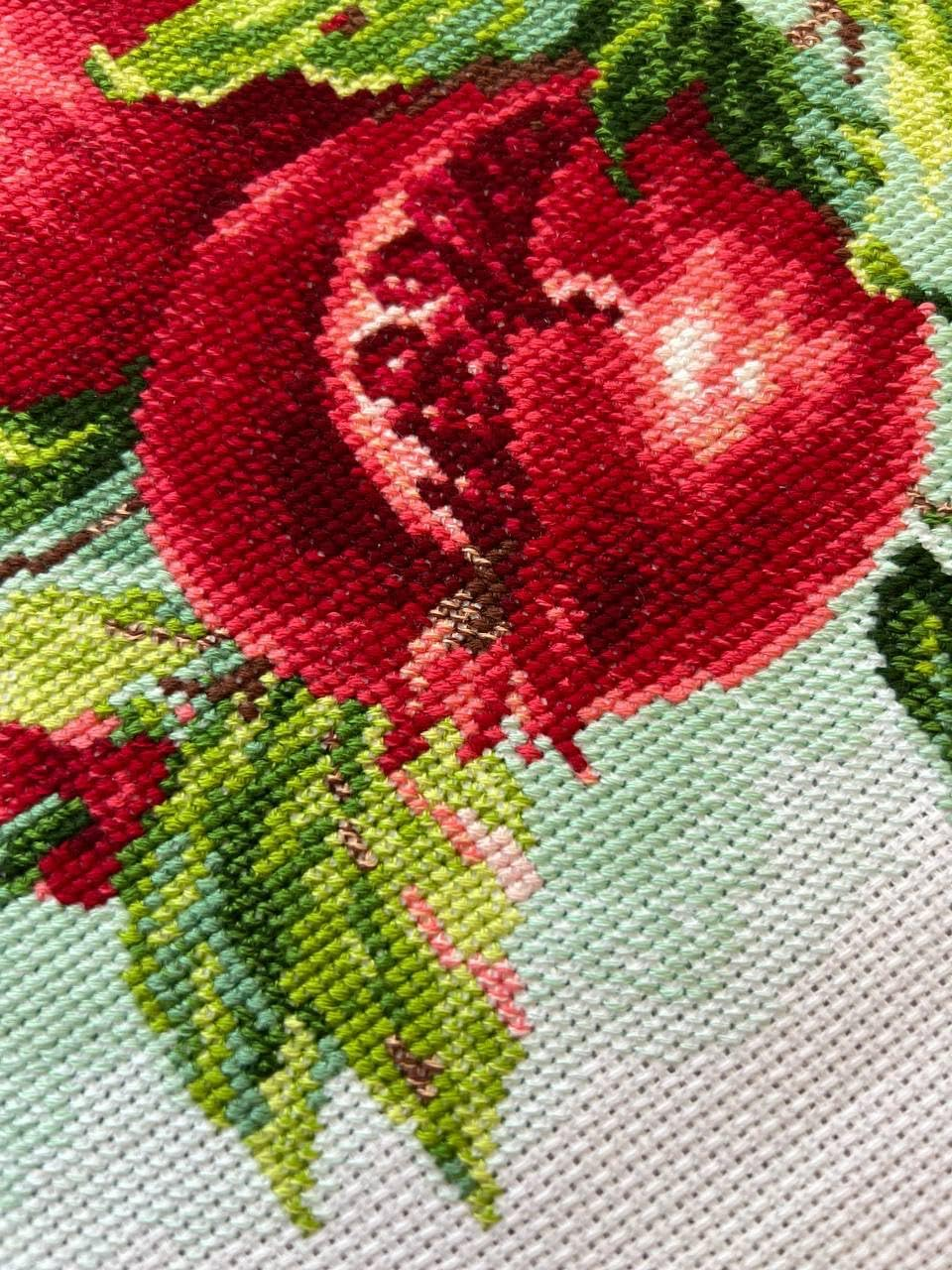 RIOLIS Counted Cross Stitch Kit 11.75"X8.25" Juicy Pomegranate (14 Count) image number 3