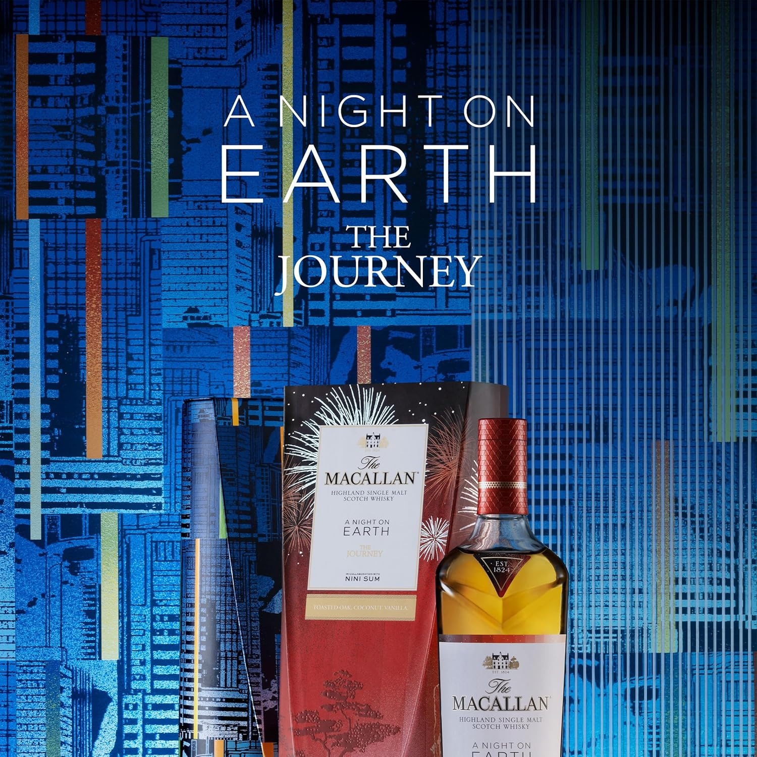 The Macallan a Night on Earth the Journey 2023 Single Malt Scotch Whisky 700Ml image number 2
