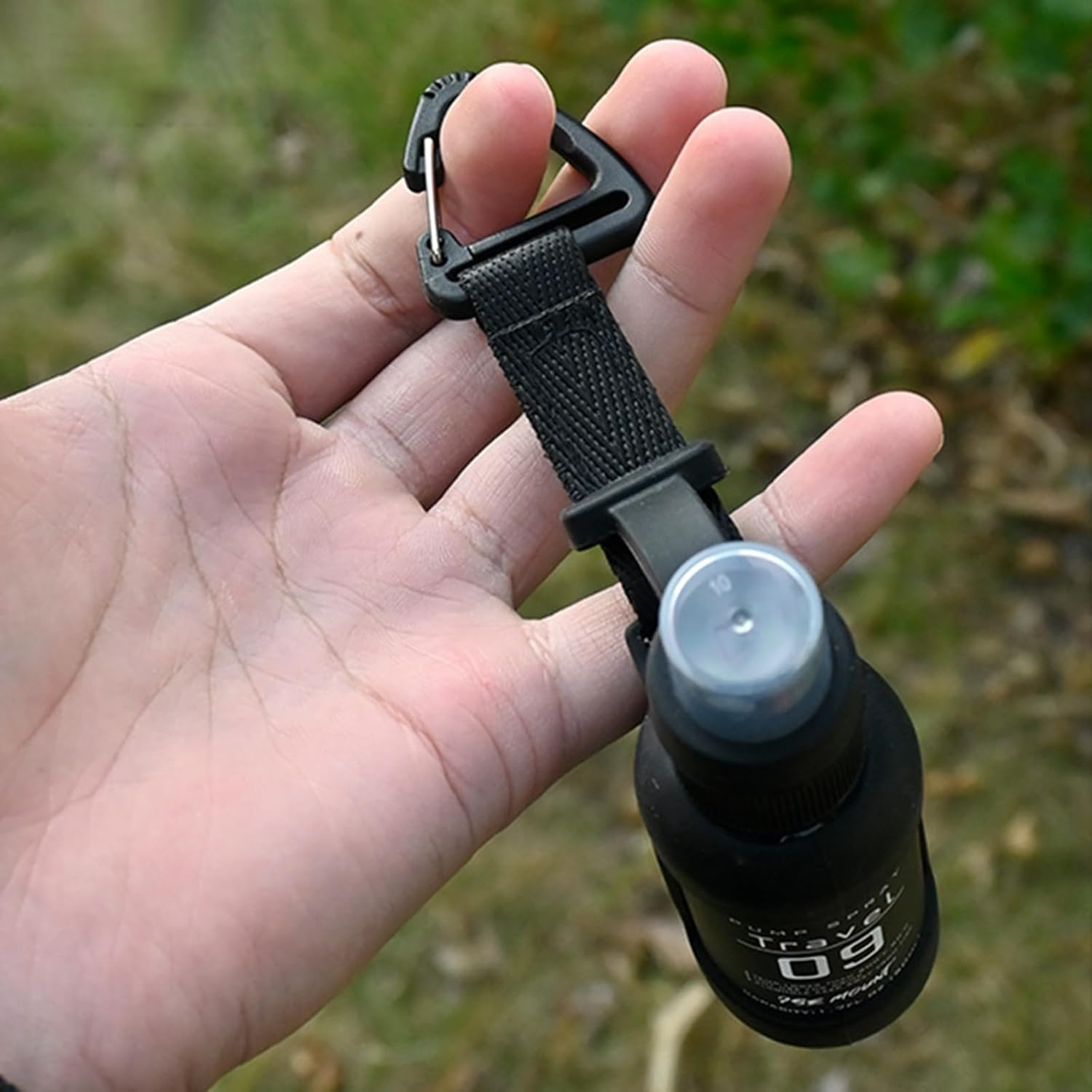 50Ml Liquid Container Refillable Spray Bottle Perfume Container Hanging Sealed Leak Proof Outdoor Camping Travel Easy to Use image number 3