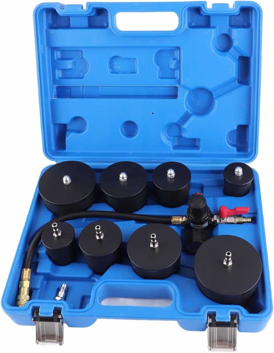 TOPINCN Turbo System Leakage Tester Turbo Air Pressure Leakage Tester Kit Turbocharger Boost Leak with Pressure Gauge for Precision Measurement image number 4