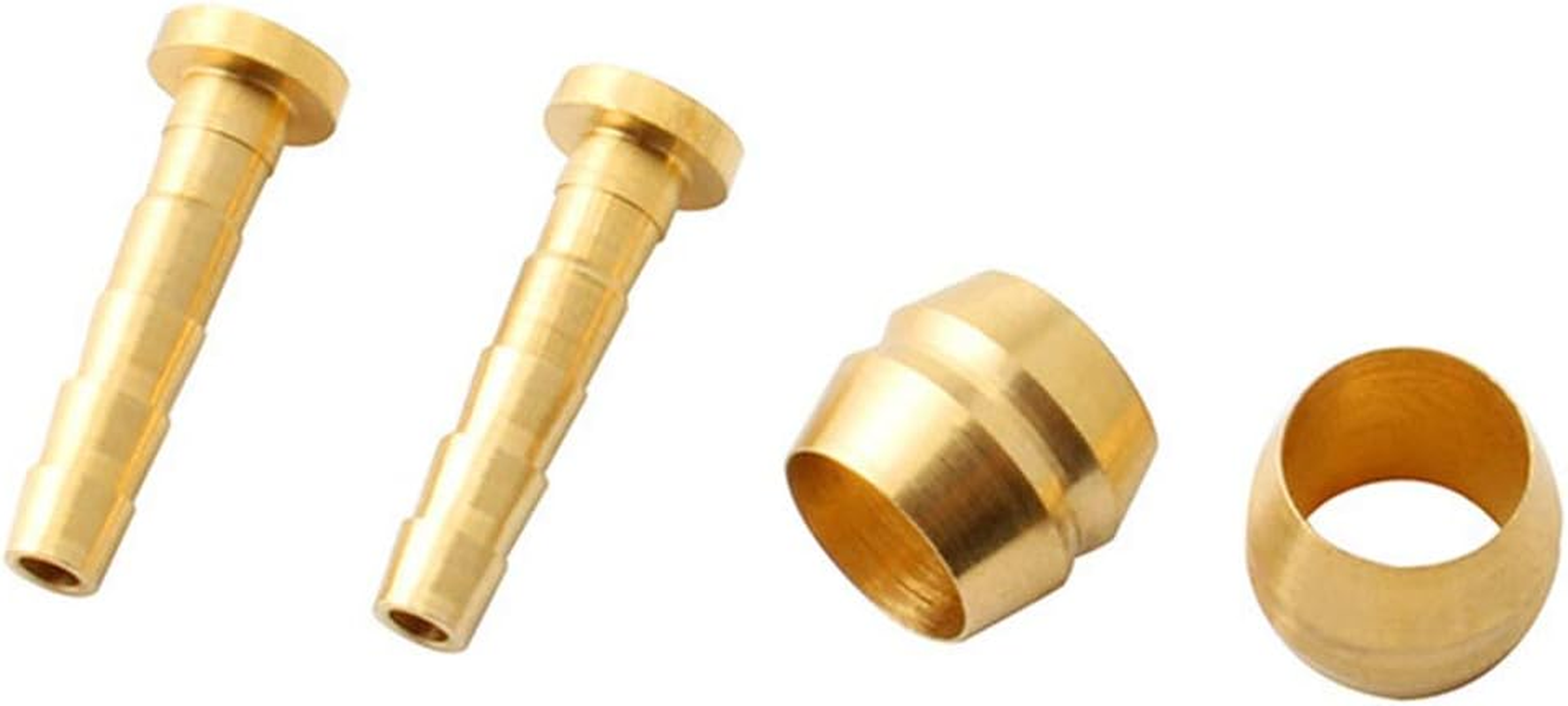 10PCS Bicycle Brake Olive and Brass Connecting Insert Kit for Shimano BH59 BH90 Bike Hydraulic Disc Brake Hose (BH59) image number 1