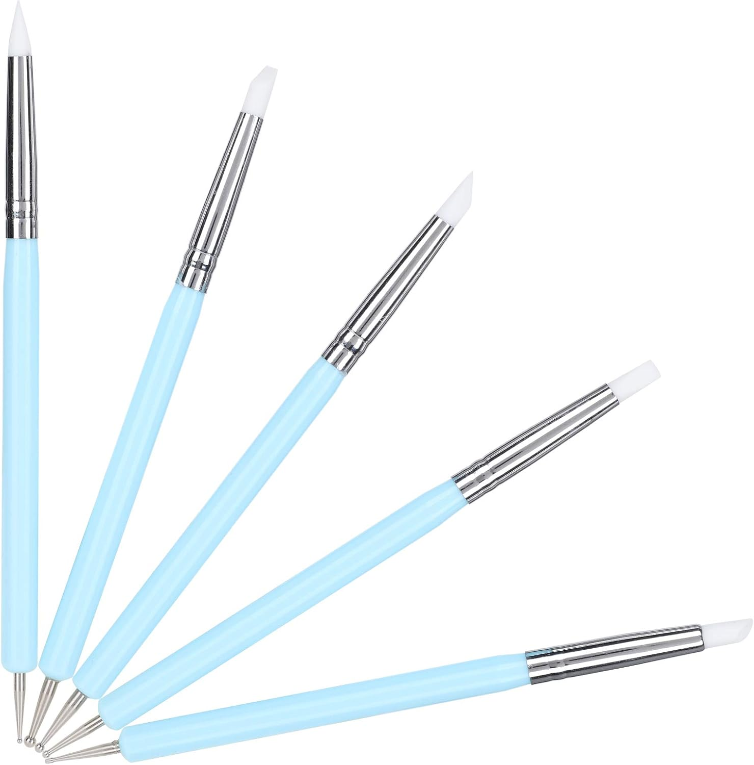 RIZGHWOY Tonkulptursstift Long -Term Dating Tools for Clay Sculptures, Nail Art and Art Projects, 5 Pieces