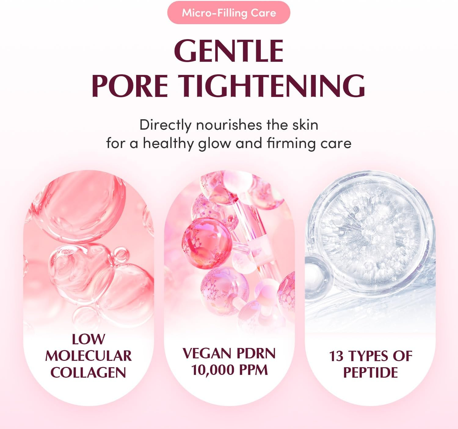 EQQUALBERRY Collagen Pore-Tight up Mask - PDRN & Low Molecular Collagen for Pore Minimizing and Firming | Korean Face Mask for Glass Skin, 4 Sheets, 1.01 OZ. image number 1