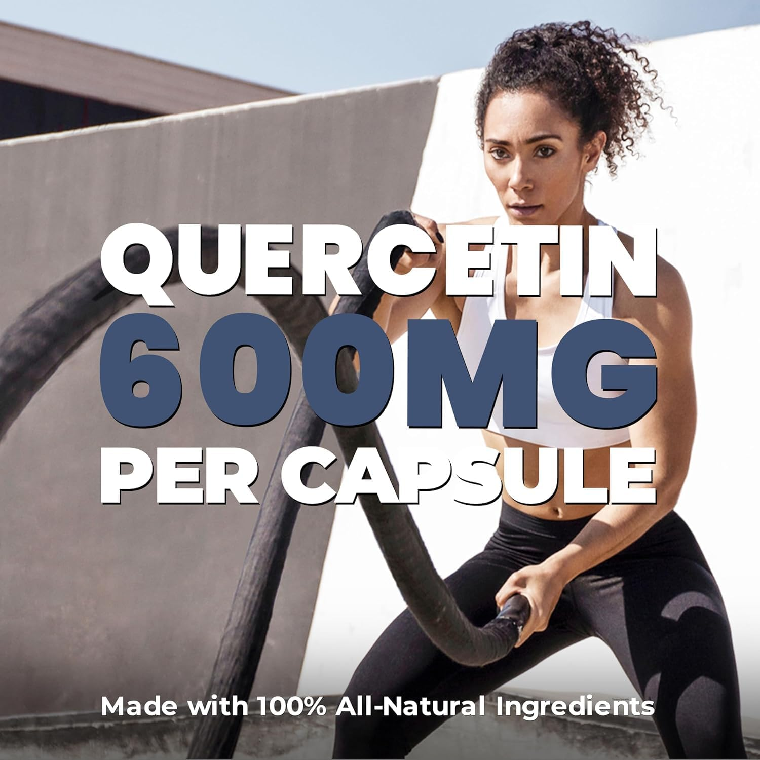 Nutrawave PURE QUERCETIN 1200Mg per Serving (2 X 600Mg Capsules) &ndash; High Strength, Non-Gmo, Vegan, Gluten Free &ndash; 60 Capsules