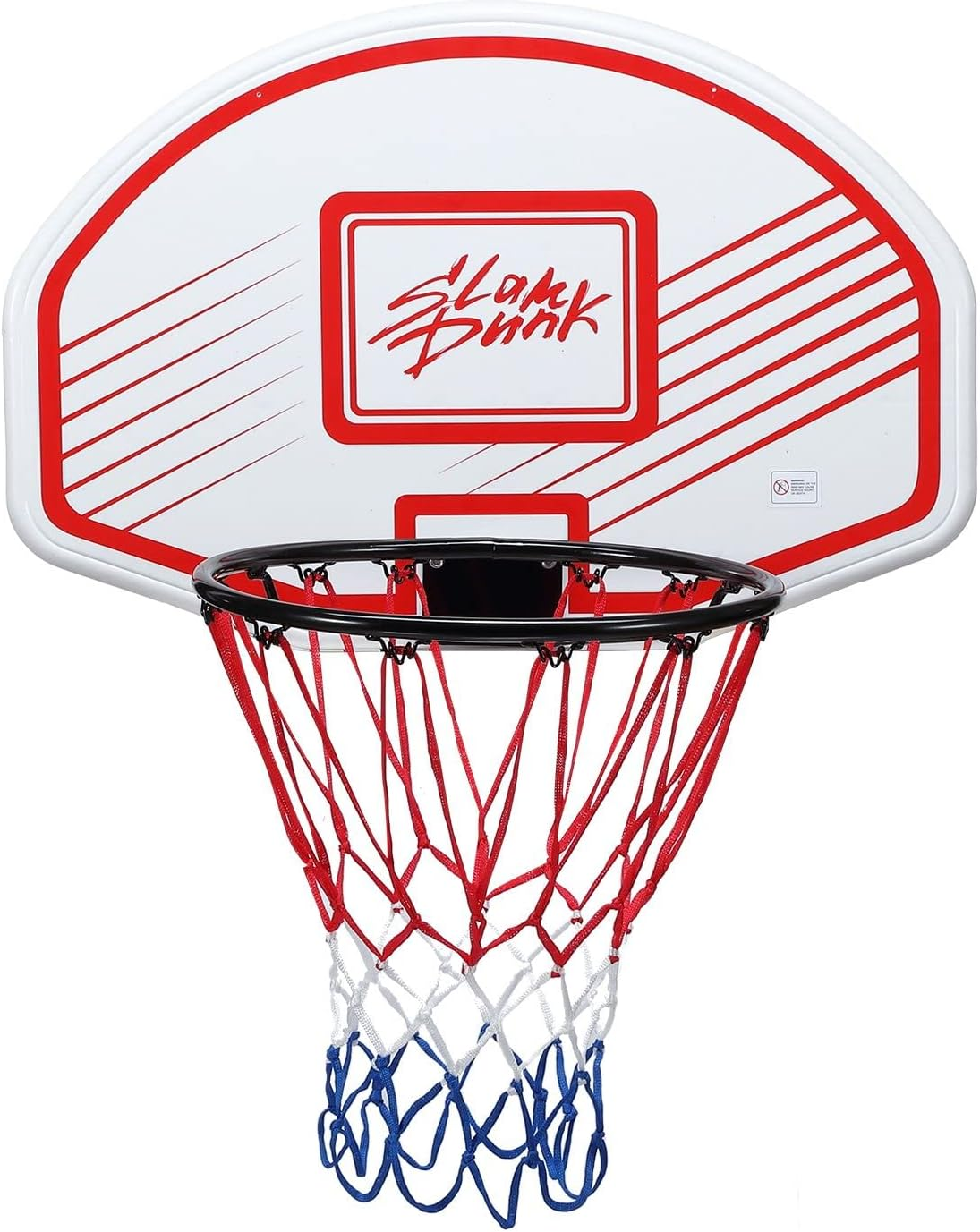 Genki Indoor Mini Basketball Hoop Wall Mounted Basketball Backboard Ring Net Set 73 X 49Cm for Adults Kids Home Outdoor Office Door image number 1