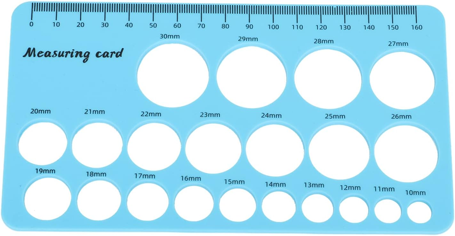 Pomya Flexible Silicone Linzel Ruler Comfortable Breast Flange Measuring Tool for New Mothers Skin-Friendly Soft Silicone Material (Purple)