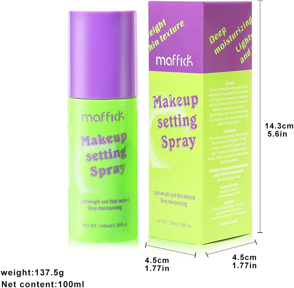 Maffick Makeup Mist,Spray- Hydrating Facial Spray for Makeup Setting & Skin Revitalization, Soothes and Hydrates, All Skin Types (100, Milligrams) image number 3