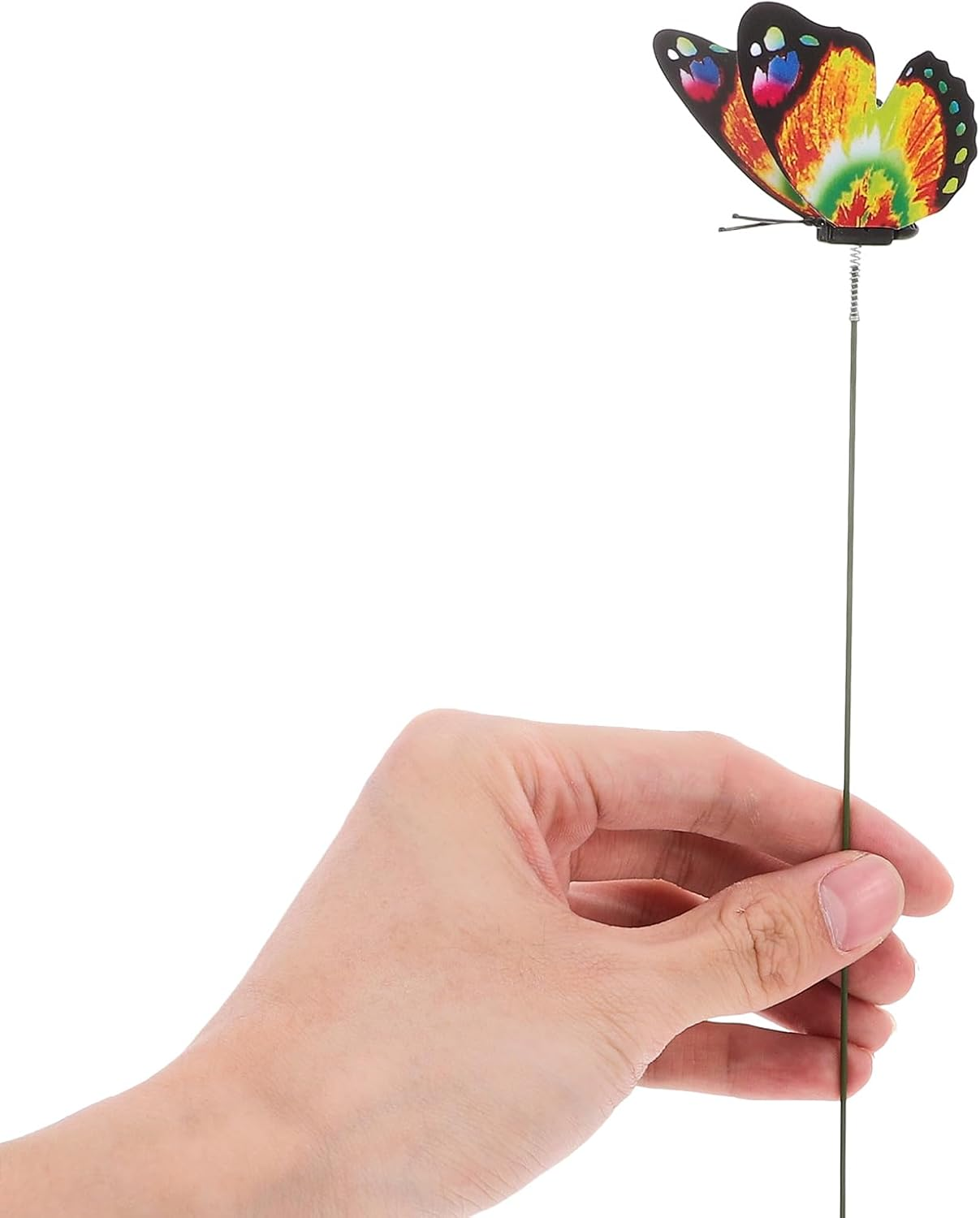 Kisangel 12Pcs Yard Artificial Butterfly Stakes Waterproof Butterflies Decoration for Christmas Butterfly Garden Stakes Decorative Plants Decor Chritmas Decor 3D Outdoor Ornaments image number 5