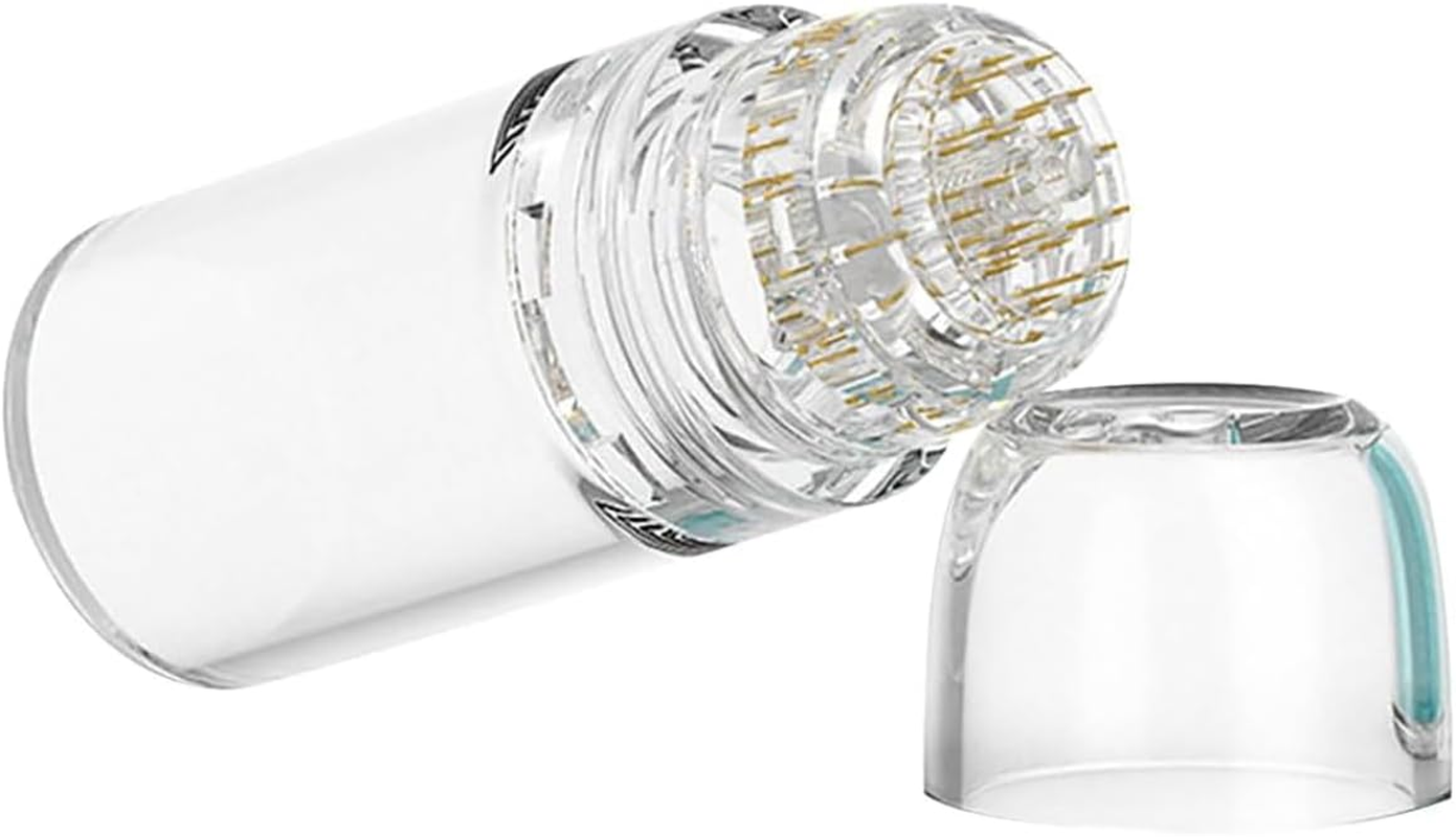 Titanium Derma Roller 0.25Mm - 20 Micro Needles with 5Ml Glass Bottle for Home Use (Serum Is Not Included) image number 4