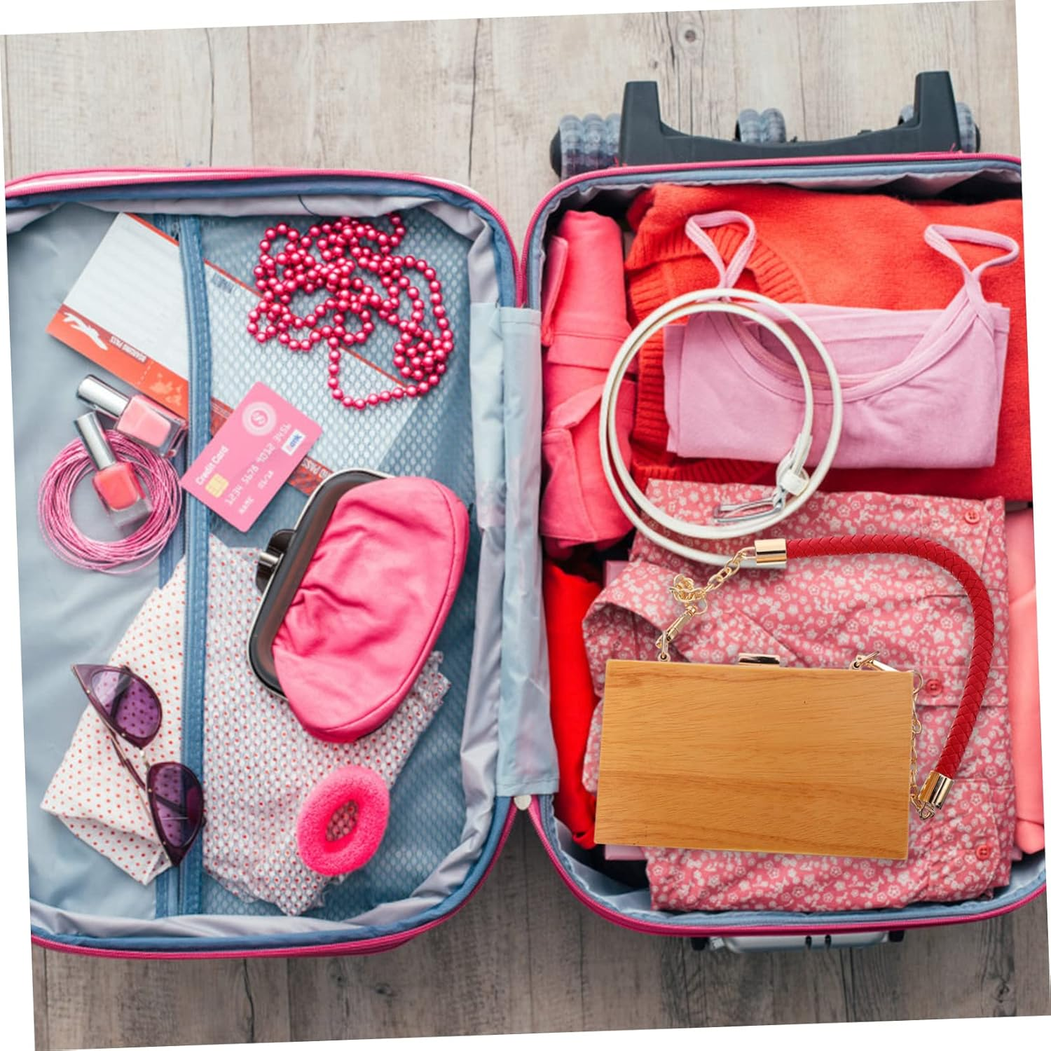 SEWOART Tape Metal Joycon Chain Purse Strap DIY Wallet Strap Watch Bands for Women Handbag for Women Purses for Women Tote Bag Shoulder Strap Shoulder Bags White Pu Leather Miss Handle image number 2