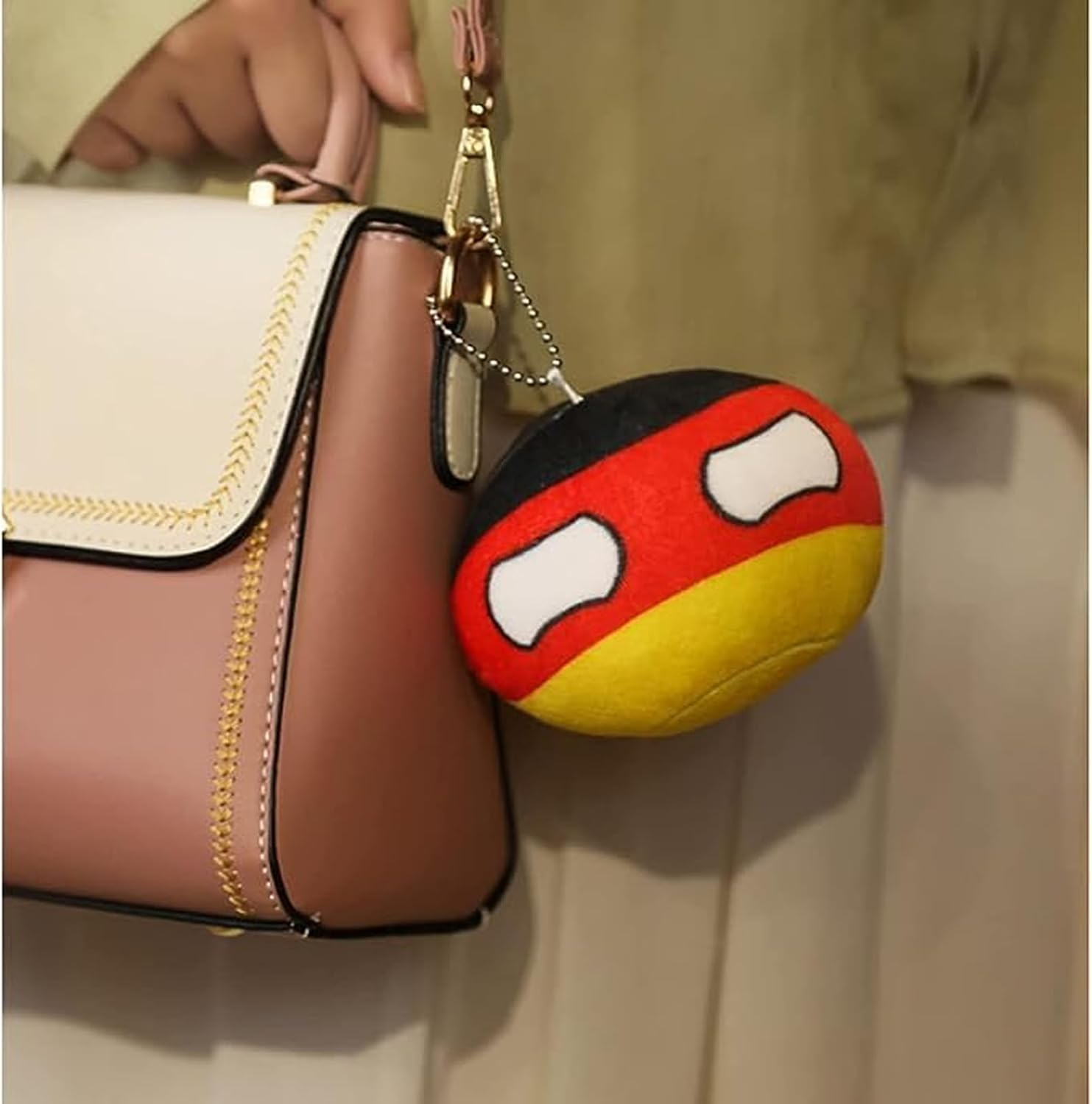 HOMKT 19PCS Countryballs，Country Ball Plushies Polandball National Plush Pillow Mini Pendant Stuffed Toys Cute Keychain Anime Plushies for Kids Gift image number 6