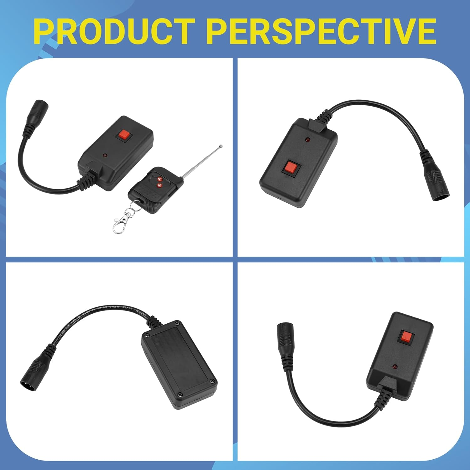 AC 90-240V Portable 3 Pins Wireless Remote Receiver for Smoke Machine DJ Stage Receiver Fog 400W 500W 900W 1500W C image number 4