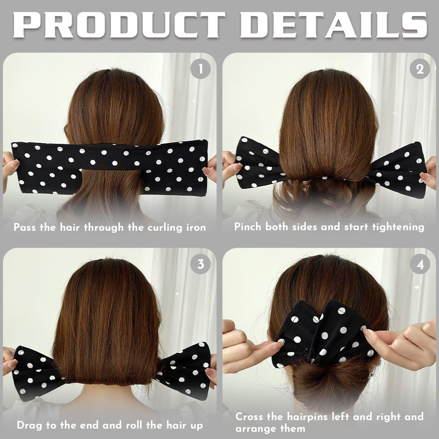 6 Pieces Hairpin Hairmaker Cute Hair Accessories Hair Styling Accessories Creative Hair Accessories image number 5