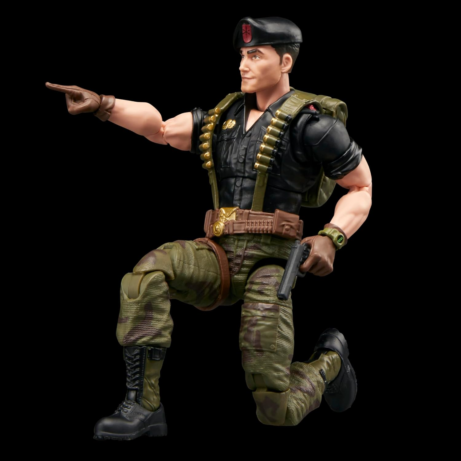 G.I. Joe Classified Series Retro Cardback Flint, Collectible 6 Inch Action Figure with 9 Accessories image number 3