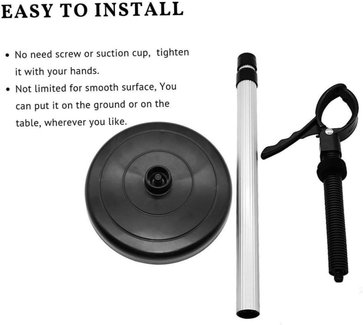 TOVINANNA 360Degree Hair Dryer Holder Stand Bracket for Salon Barber Home Space Saving Storage Rack Rotating Function for Daily Use image number 4