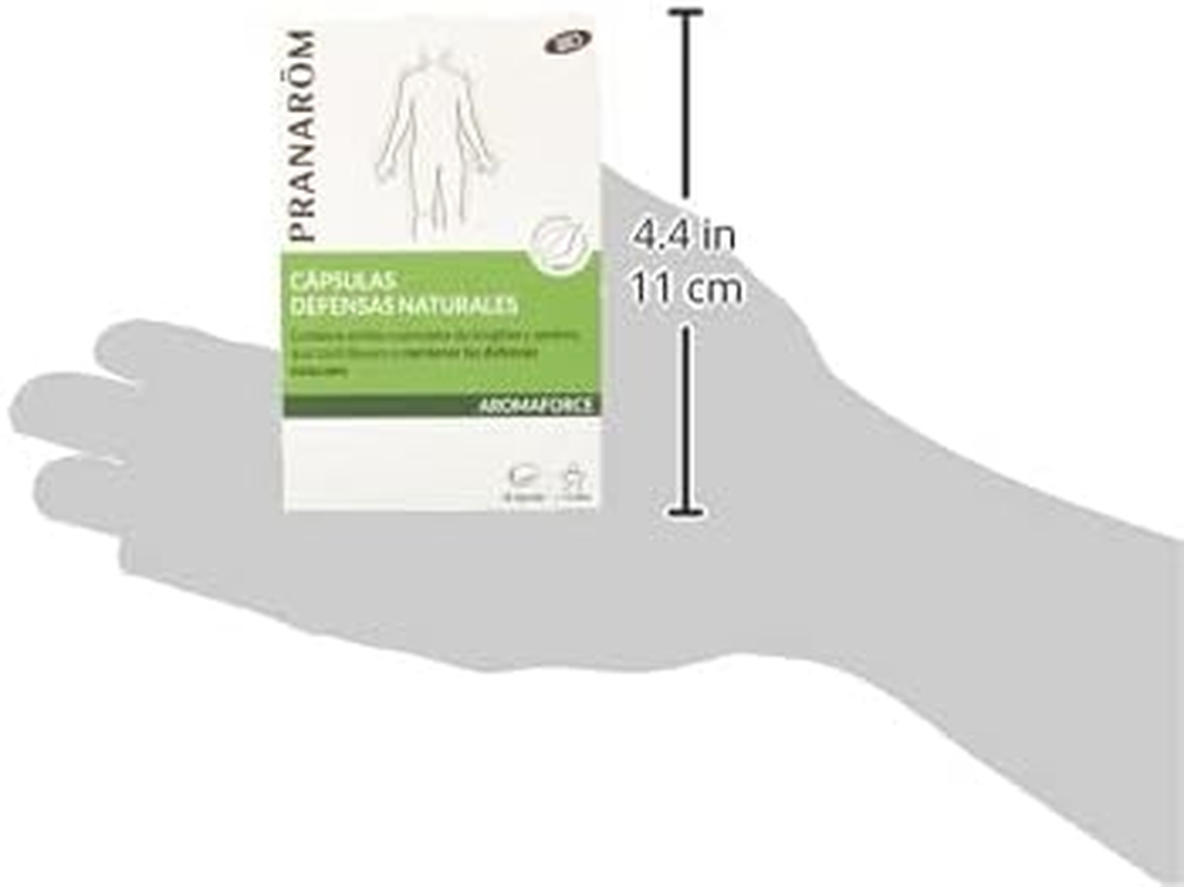 Pranar&ocirc;m, Aromaforce, C&aacute;psulas Defensas Naturales, Contiene Aceites Esenciales De Jengibre Y Ajedrea, Que Contribuyen a Mantener Las Defensas Naturales, 30 C&aacute;psulas image number 1