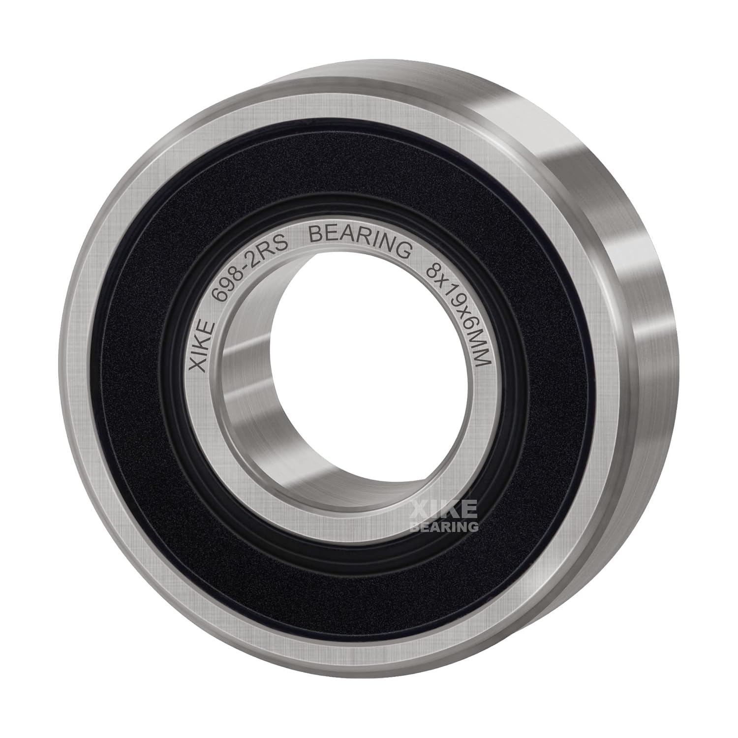 XIKE 698-2RS Sealed Ball Bearings 8X19X6Mm, Bearing Steel｜Pre-Lubricated｜Double Rubber Seals｜694Rs Miniature Deep Groove Ball Bearing, Pack of 10. image number 6