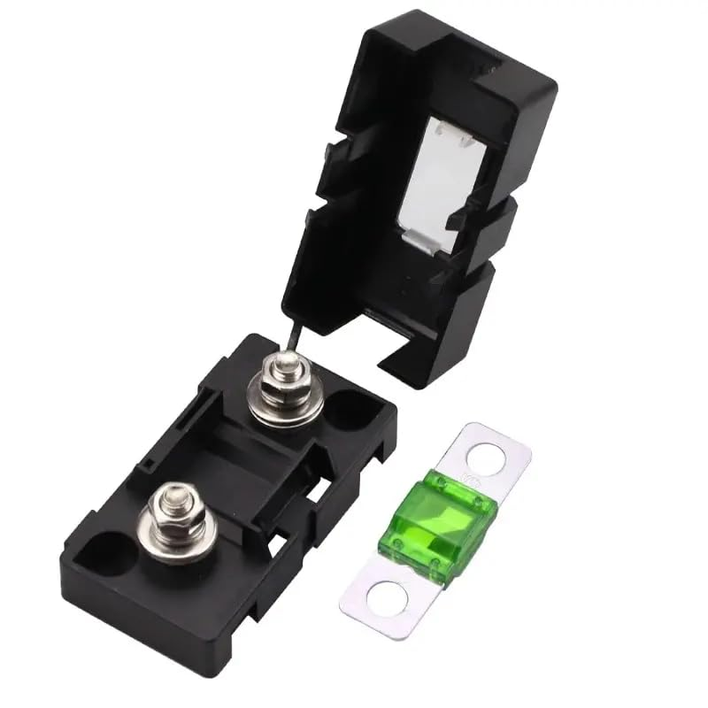 MIDI Fuse Kit &ndash; Includes 4X MIDI Fuse Holders with Inspection Window + 6X 30A MIDI Fuses, Heavy-Duty Bolt-Down Automotive Fuse Set for Car, RV, Marine, Solar, 4WD (30A Kit Window) image number 1