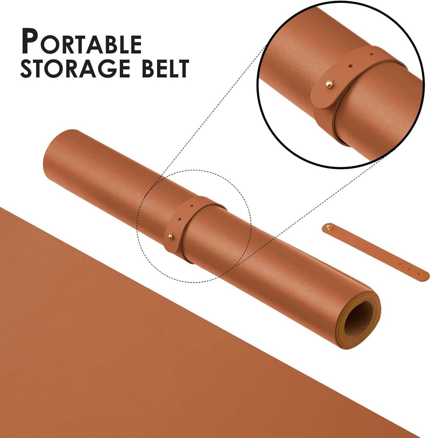 Cork Desk Mat - Dual-Sided Desk Pad for Office and Home - Desk Organization and Accessories - Ideal for Large Mouse Pad and Desk Mats on Top of Desks(Brown,36"X 17") image number 3