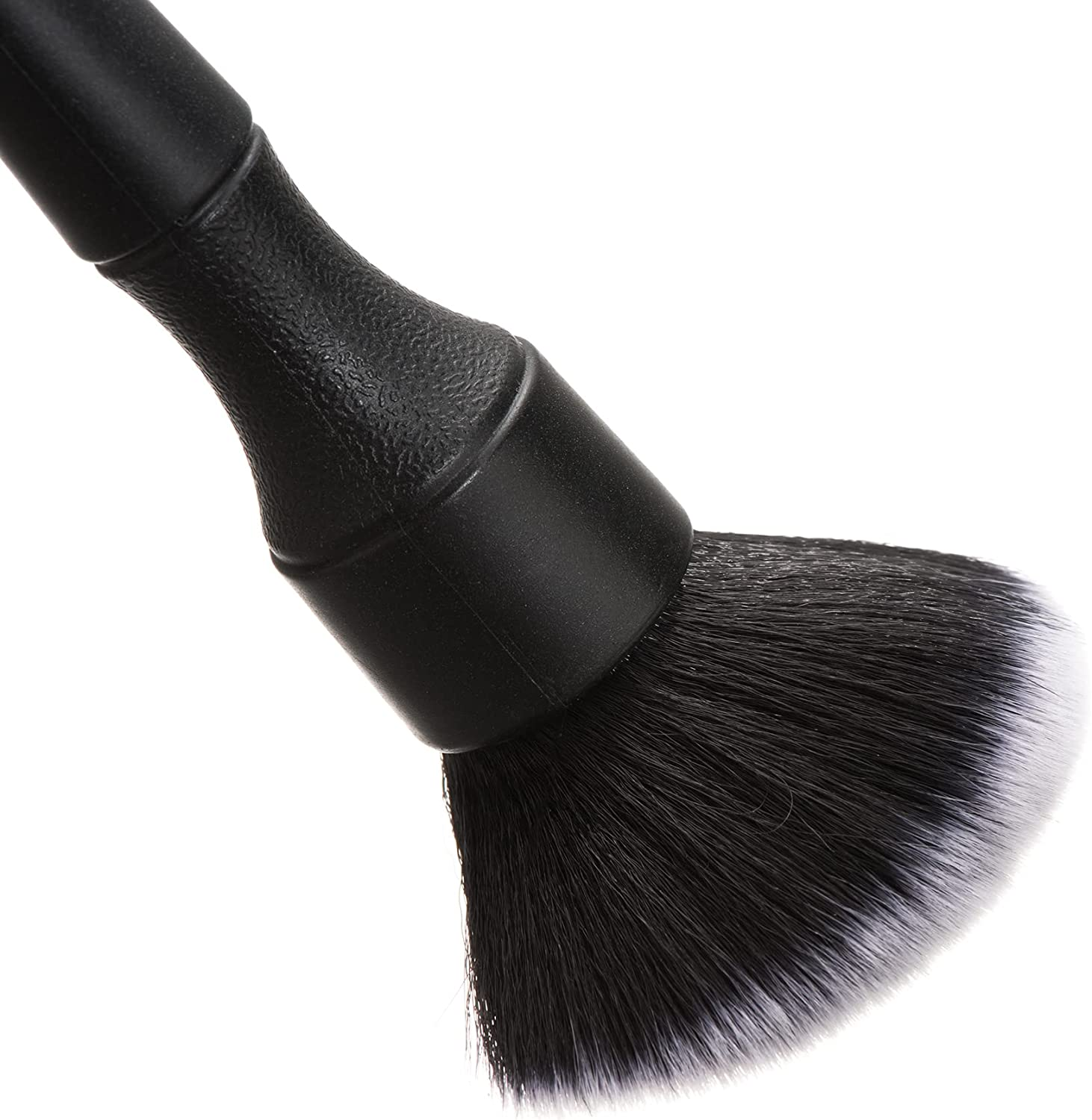 1 Pcs Car Natural Boars Hair Detailing Brush and 1 Pcs Car Ultra Soft Detailing Brush for Interior or Exterior Clean,Wheels,Tires,Engine Bay,Leather Seats,Infotainment Screens,Emblems image number 2