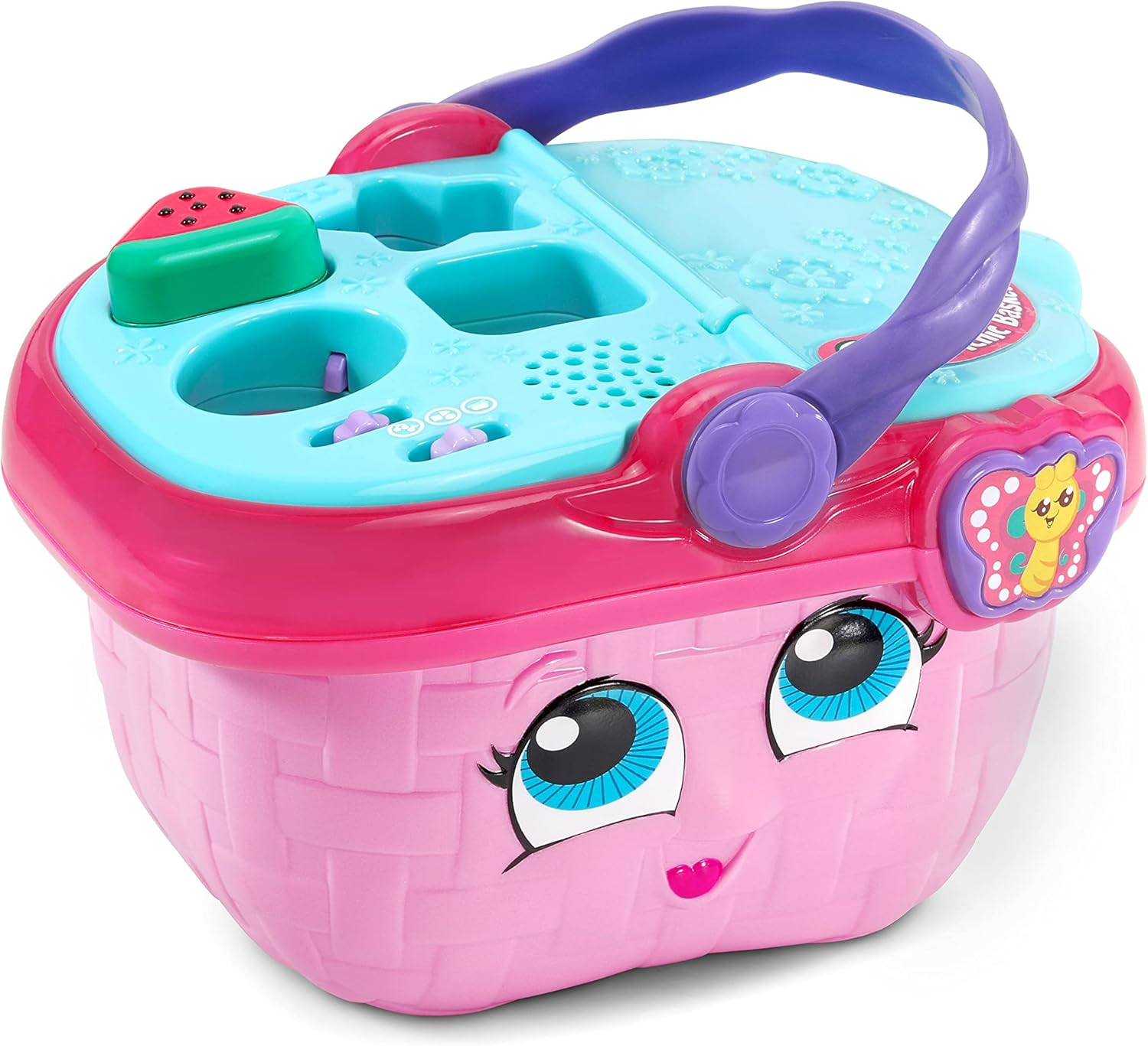 Leapfrog Shapes & Sharing Picnic Basket Refresh - Electronic Toys Role Play Picnic - 603603 - Pink image number 3