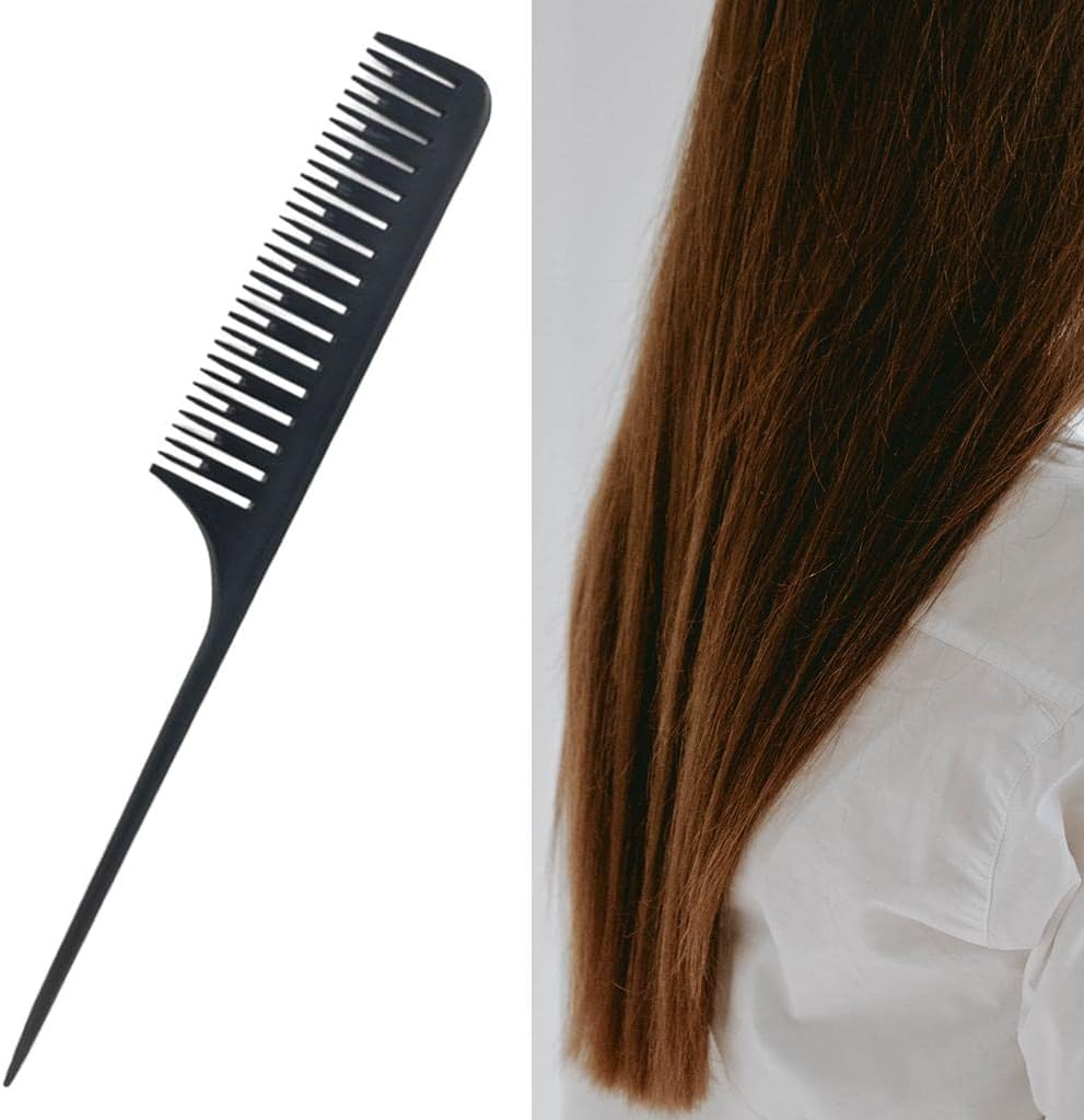 Perfeclan Highlight Comb, Professional, 25.5Cm Sectioning Weave Foiling Comb for Salon - Black image number 6