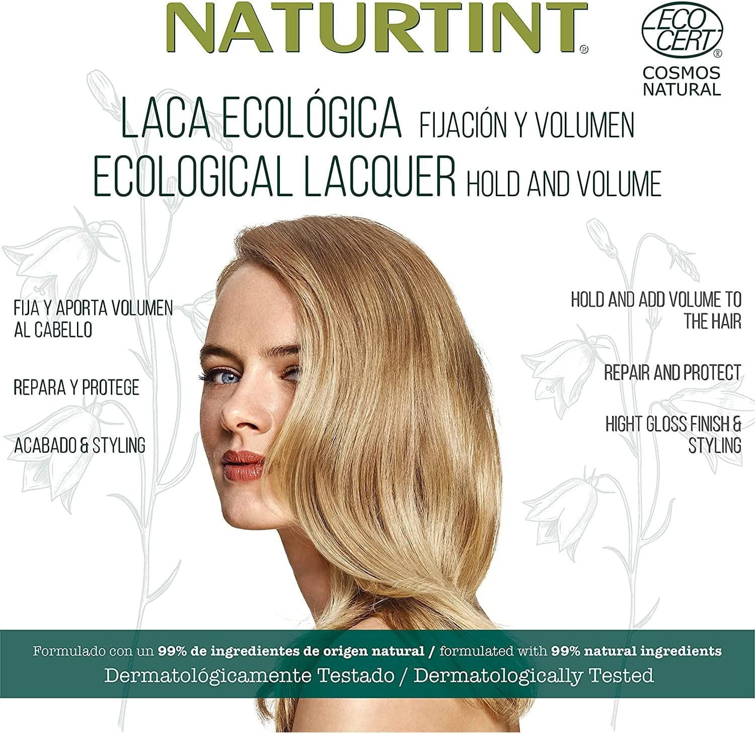 Naturtint Hairspray - Hold & Protect, Aerosols Free, Silicone Free, Paraben Free, No Artificial Fragrances or Colourants. image number 4