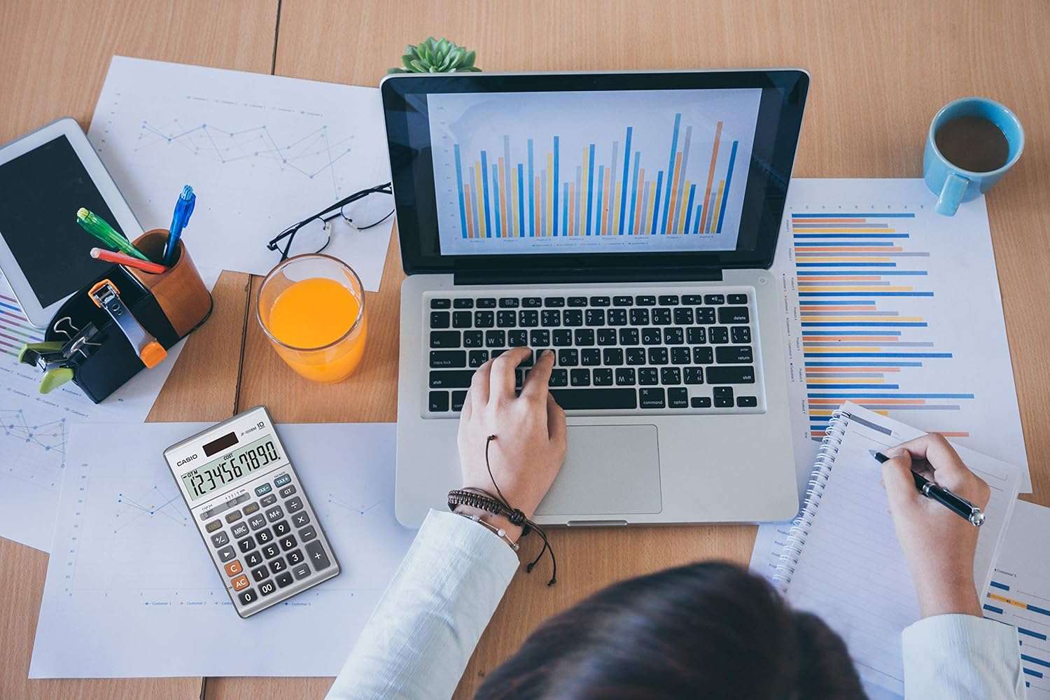 Casio Inc. JF-100BM Standard Function Calculator,Multicolor image number 5