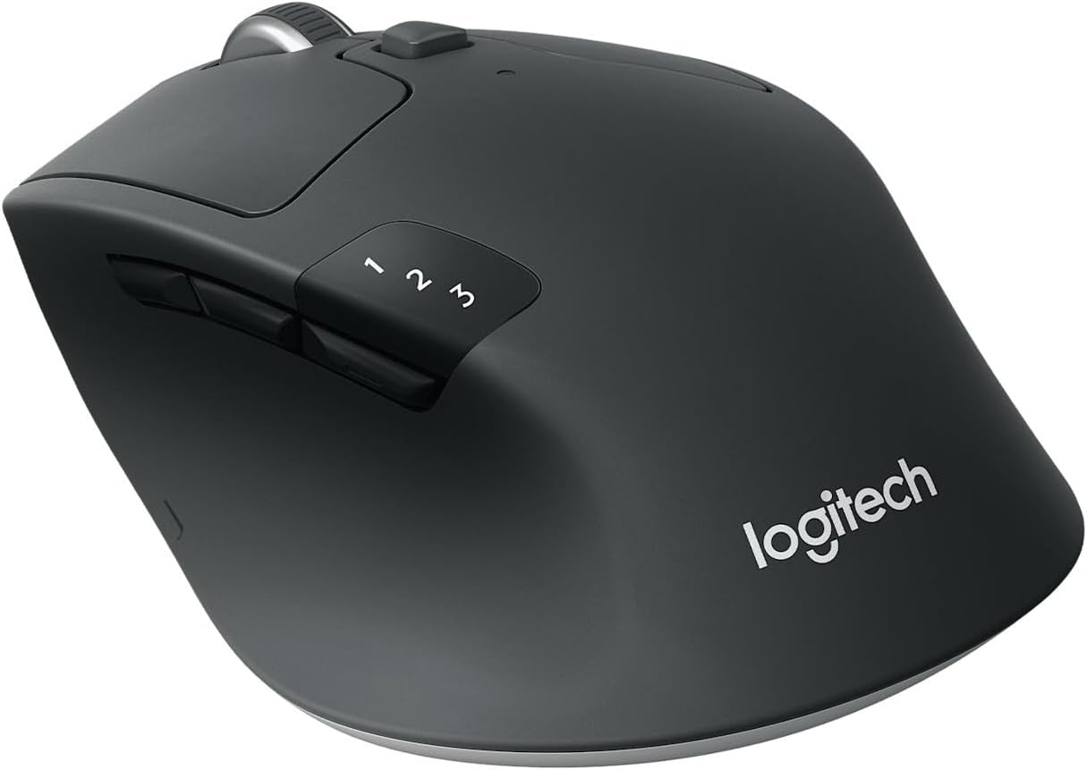 Logitech M720 Triathlon Wireless Mouse, Black image number 5