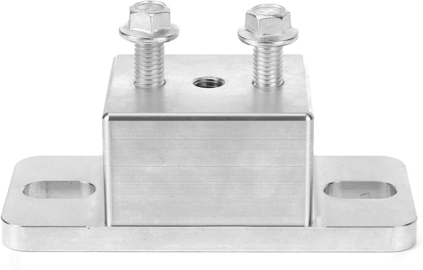 POENVFPO Aluminum Solid Transmission Mount - Fit for TH350 TH400 700R4 4L60E, Easy Installation for Car Owners image number 6