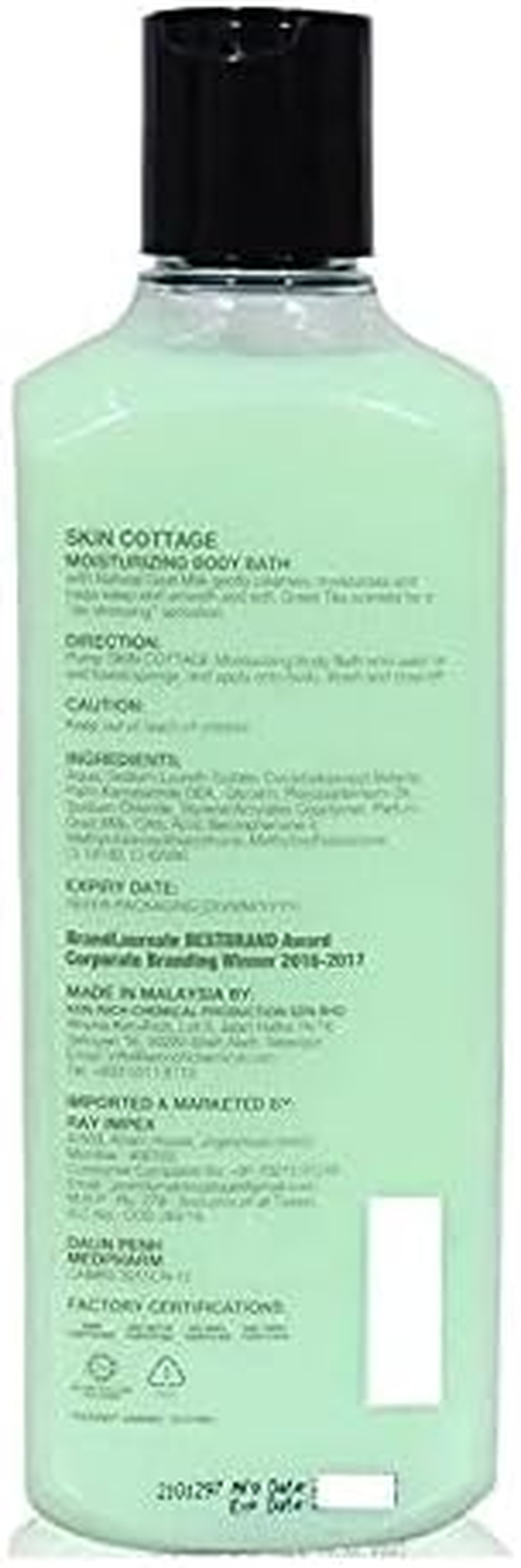 Skin Cottage Moisturizing Body Bath Greem Teal & Milk 400Ml image number 2