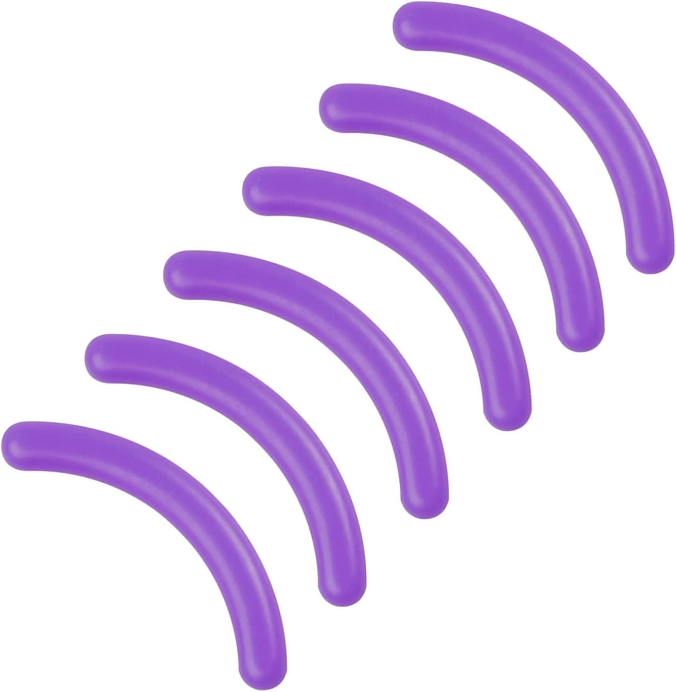 24 Pcs Curler Refill Eyelash Curler Refill Pads Silicone Rubber Soft Curler Replacement Refills Pads for Universal Eyelash Curler (Purple)