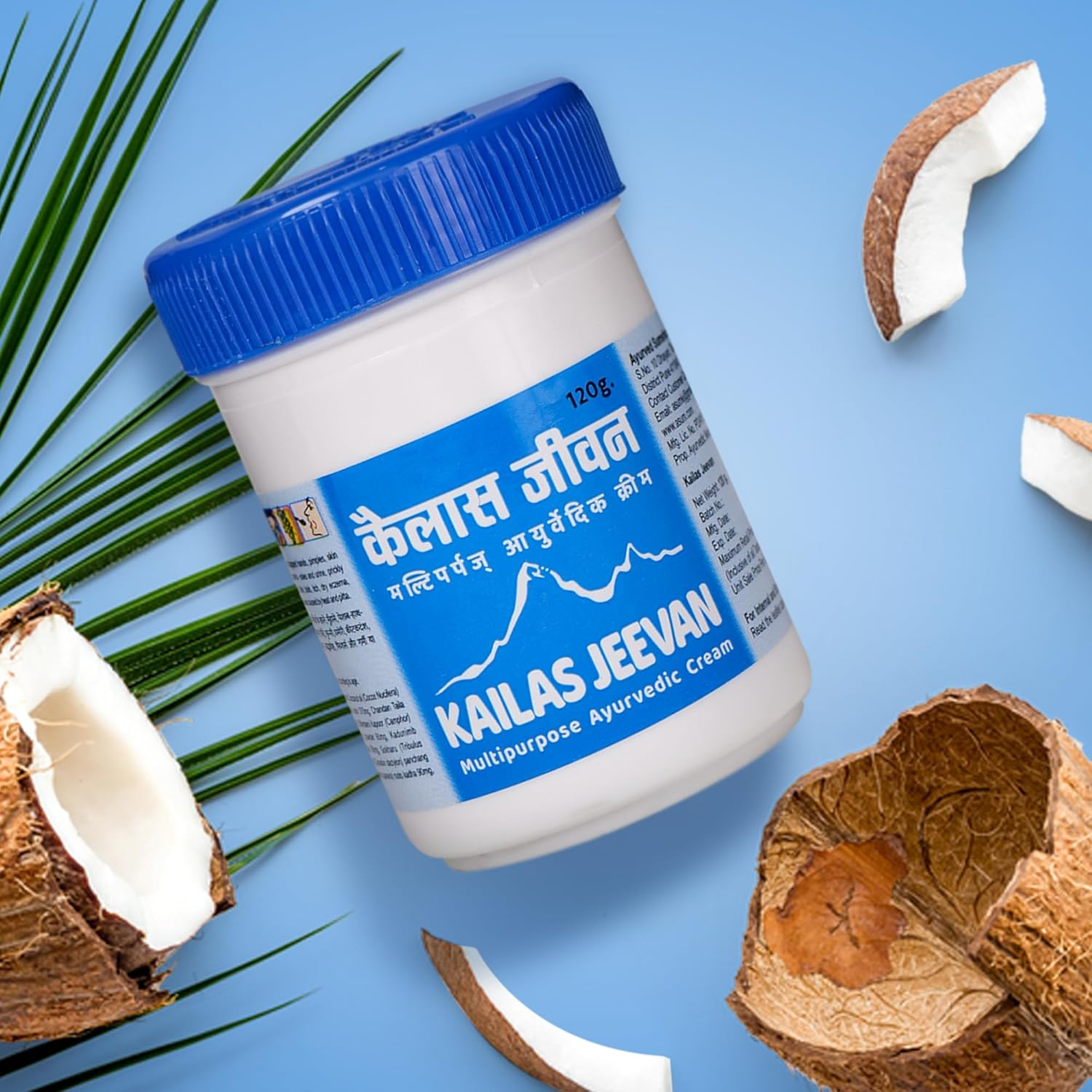 Asum, Kailas Jeevan Multipurpose Ayurvedic Cream, 120G image number 5